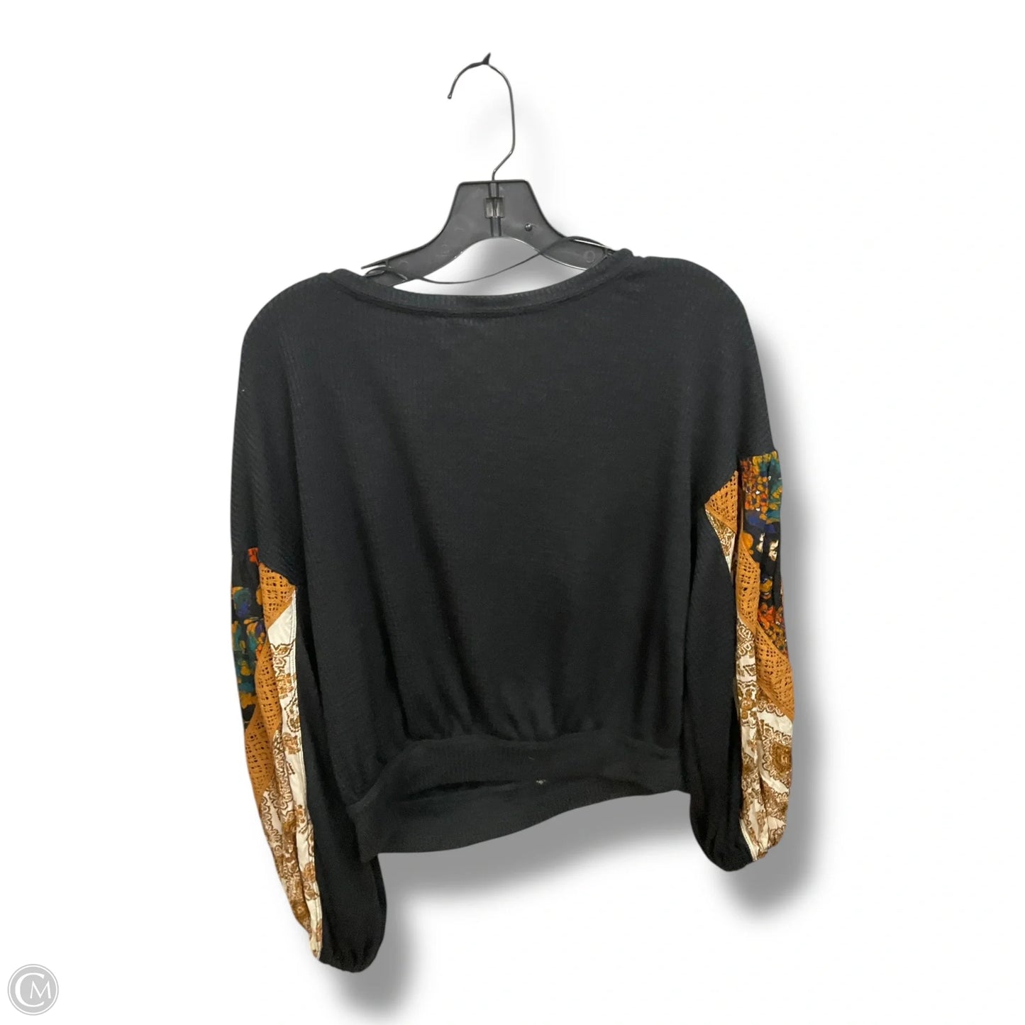 Top Long Sleeve By Free People In Black, Size: S