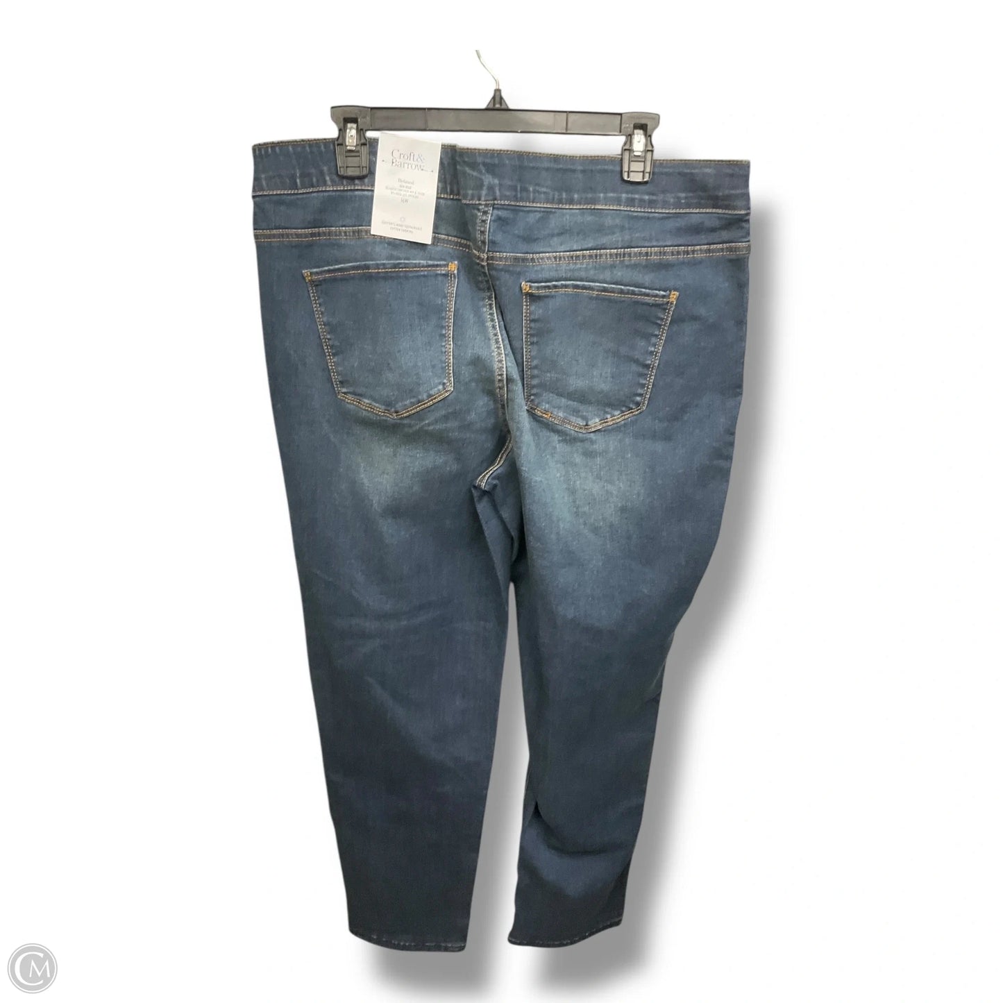 Jeans Boyfriend By Croft And Barrow In Blue Denim, Size: 16