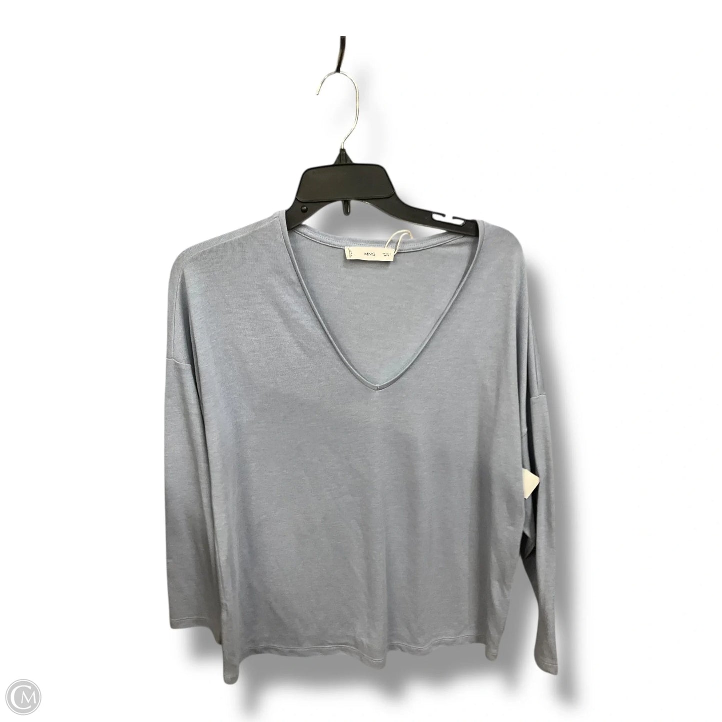 Top Long Sleeve By Mng In Blue, Size: M