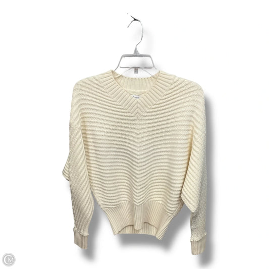 Sweater By Clothes Mentor In Ivory, Size: Xs