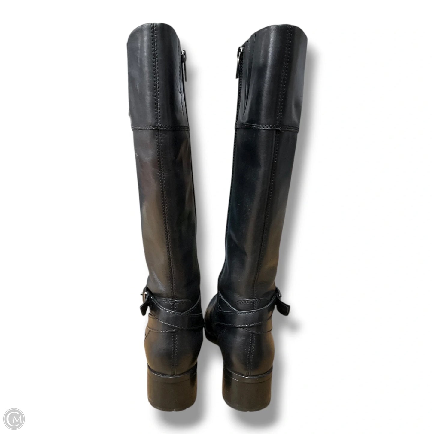 Boots Knee Heels By Bandolino In Black, Size: 6.5