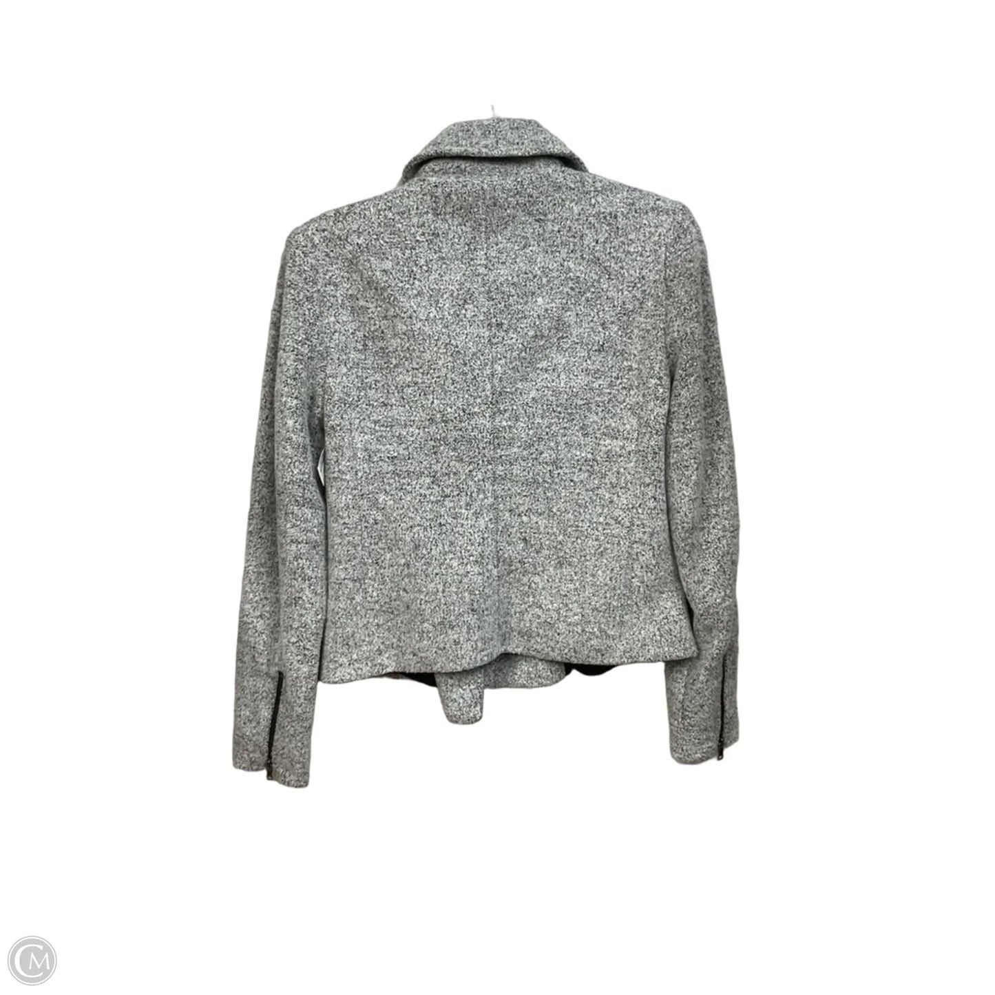 Jacket Moto By Loft In Grey, Size: Xs