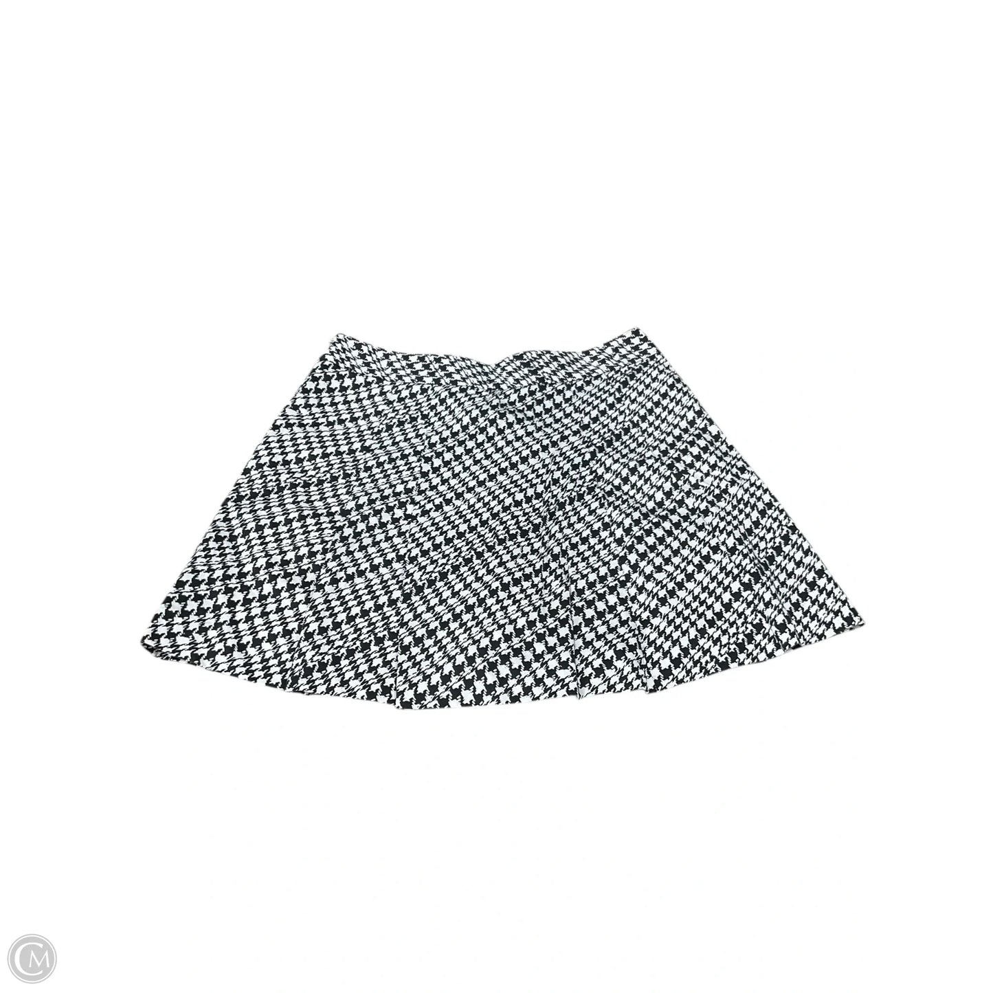 Athletic Skort By Clothes Mentor In Black & White, Size: 12