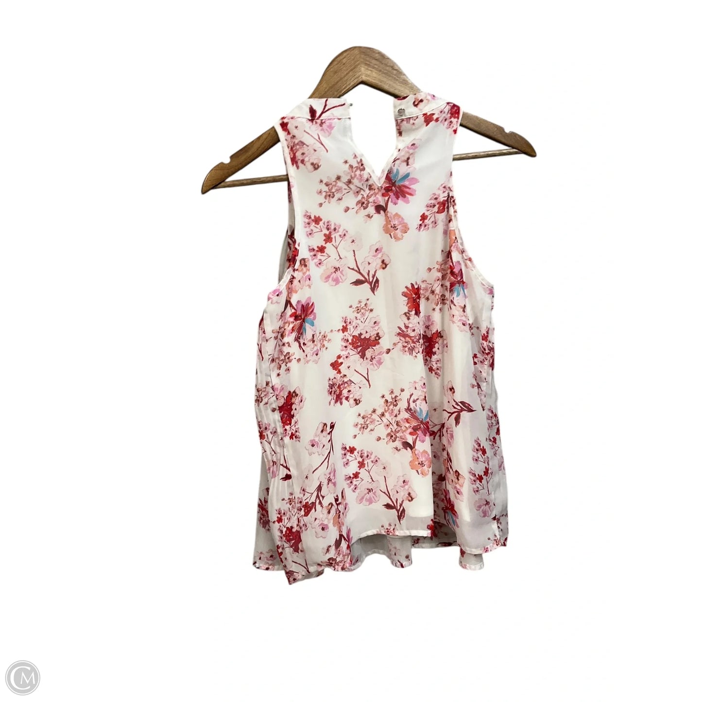 Blouse Sleeveless By Pink Rose In Floral Print, Size: M