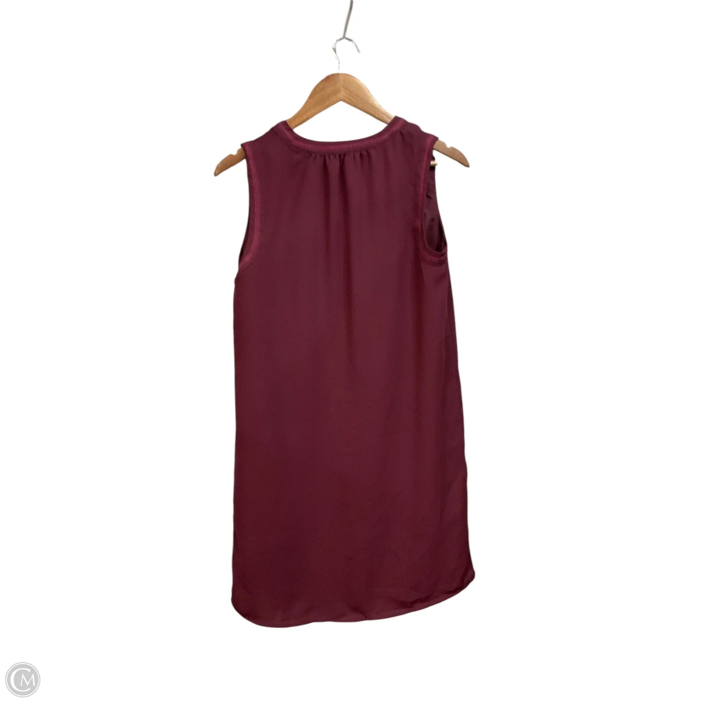 Dress Casual Short By Clothes Mentor In Maroon, Size: Xs