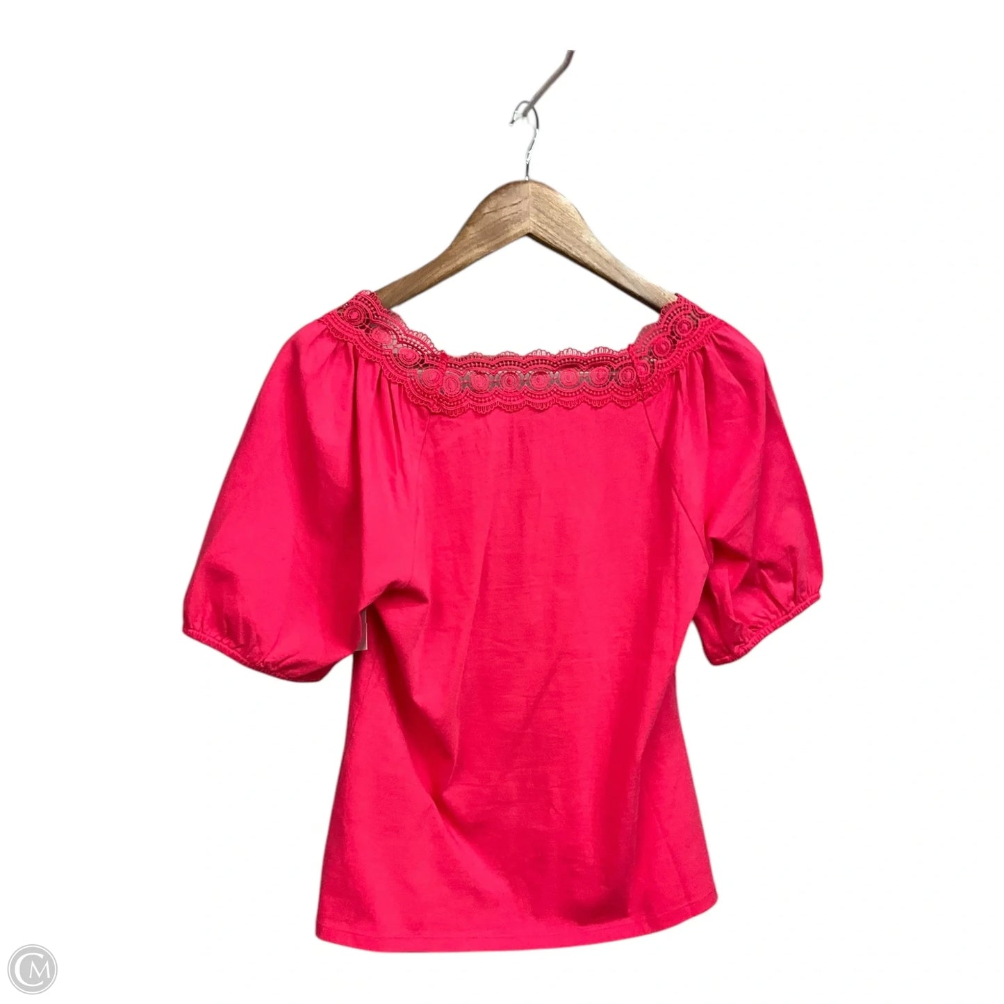 Top Short Sleeve By Talbots In Pink, Size: Xs