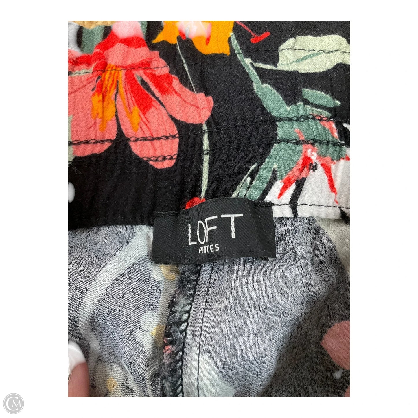 Capris By Loft In Floral Print, Size: 4