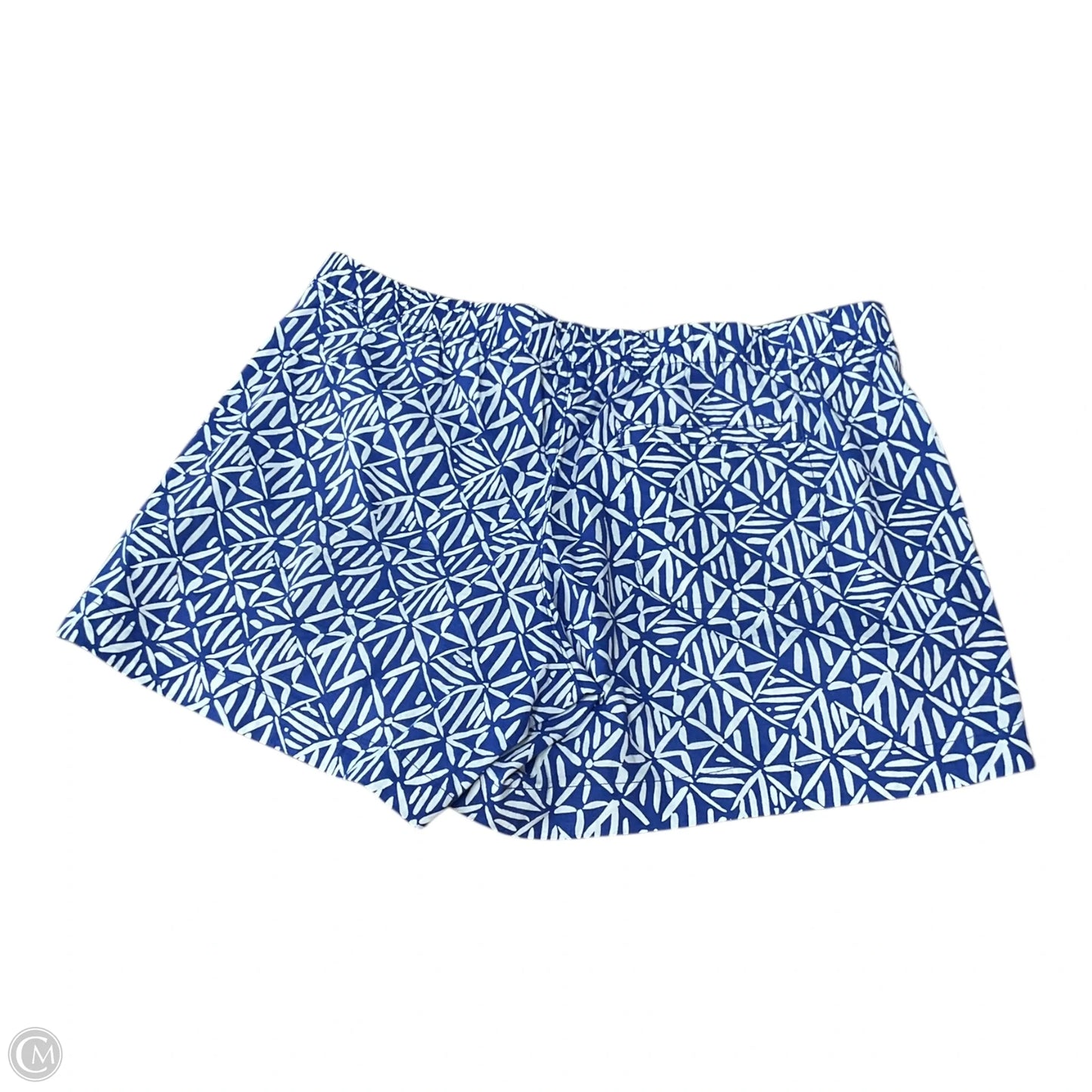 Shorts Designer By Lilly Pulitzer In Blue & White, Size: S