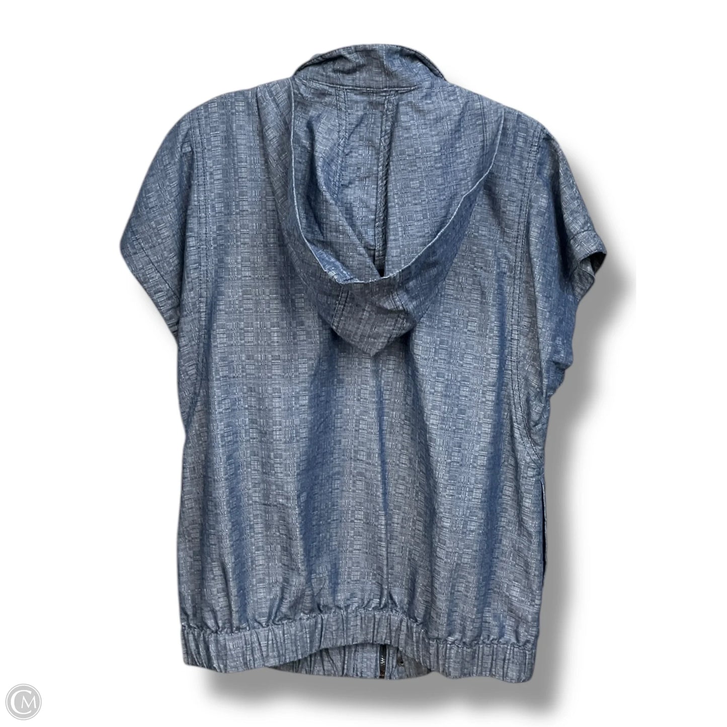 Jacket Designer By Derek Lam In Blue Denim, Size: S