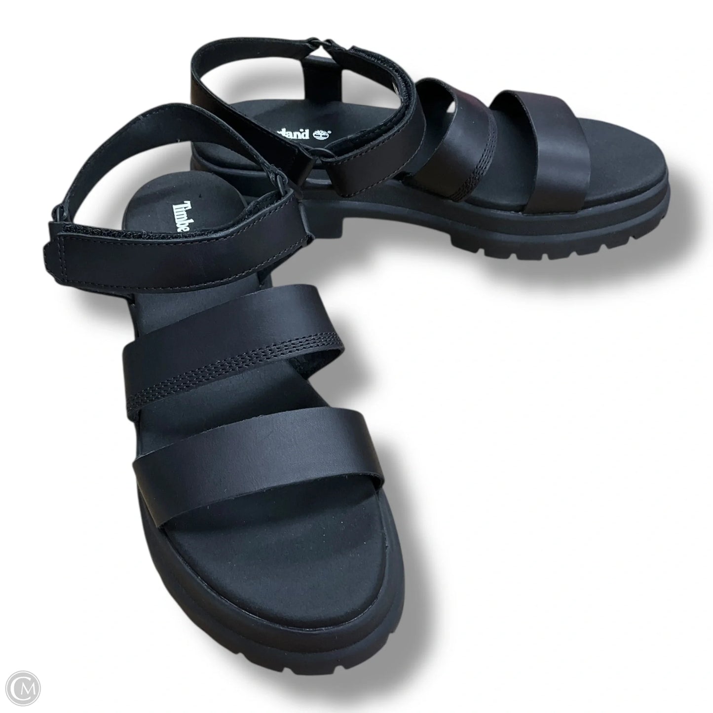 Sandals Heels Platform By Timberland In Black, Size: 10
