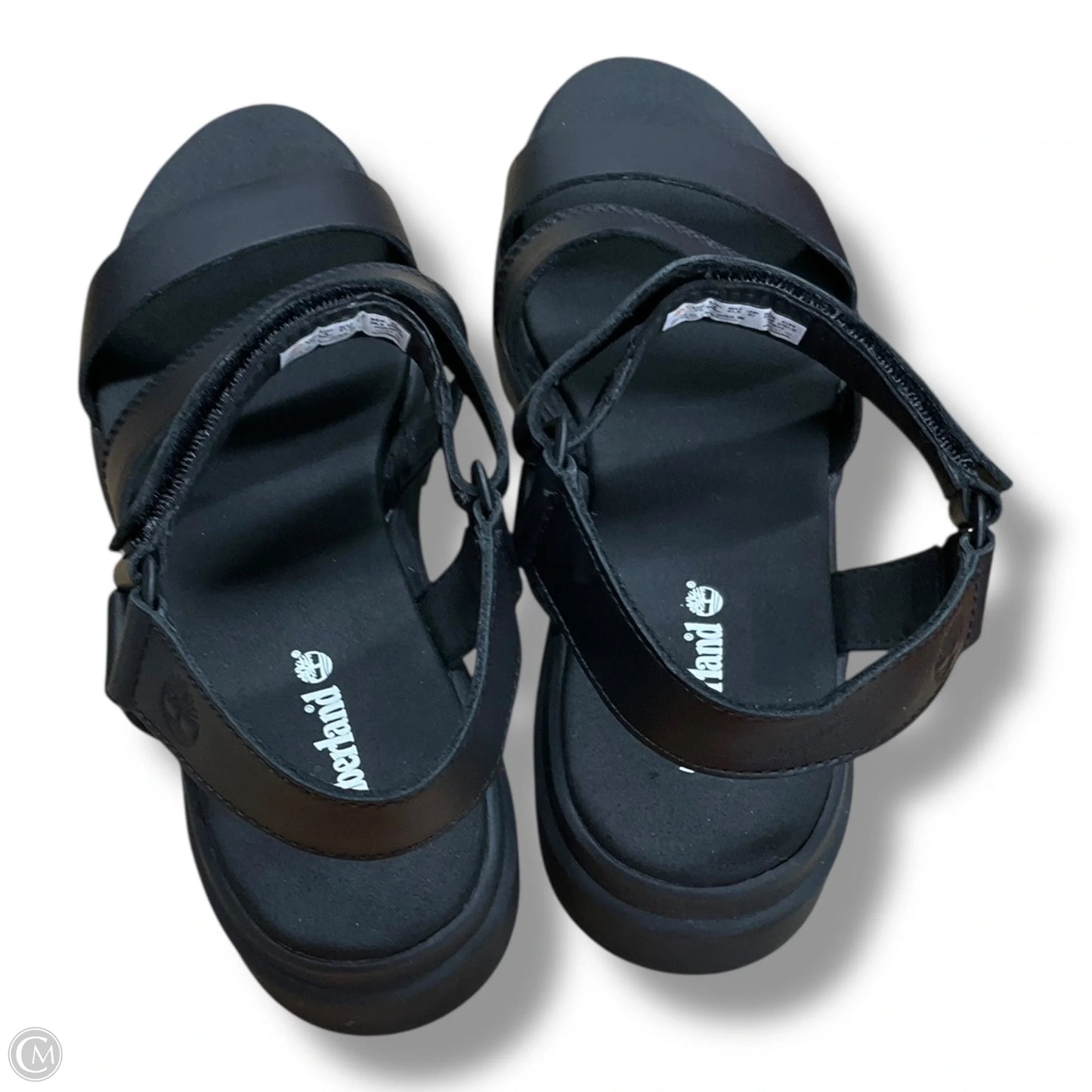 Sandals Heels Platform By Timberland In Black, Size: 10