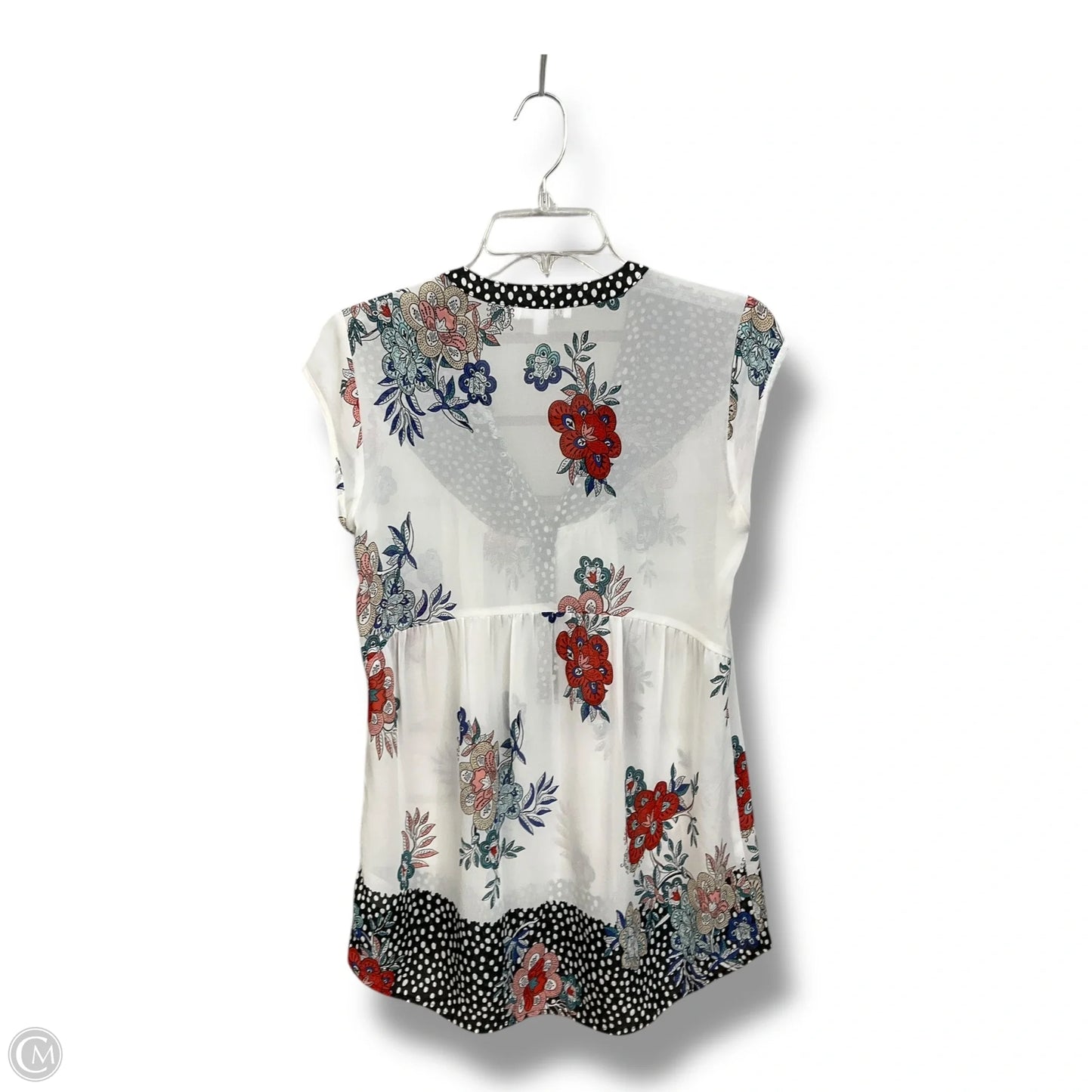 Blouse Sleeveless By Dr2 In Floral Print, Size: Xs