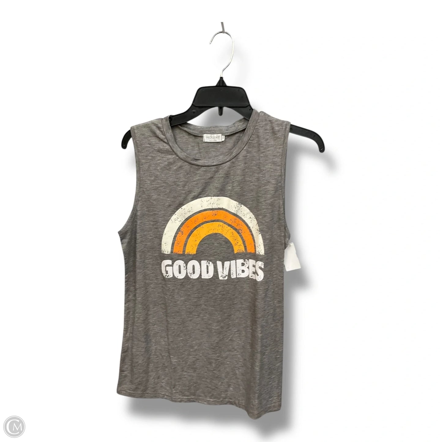 Top Sleeveless By Cme In Grey, Size: M