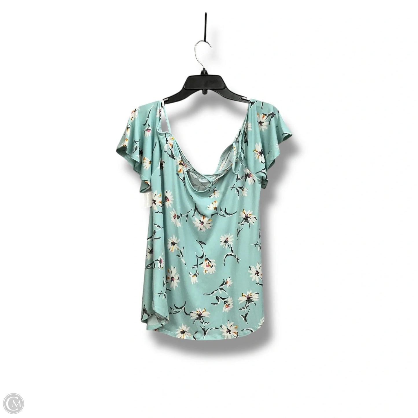 Top Short Sleeve By Kaleigh In Floral Print, Size: L