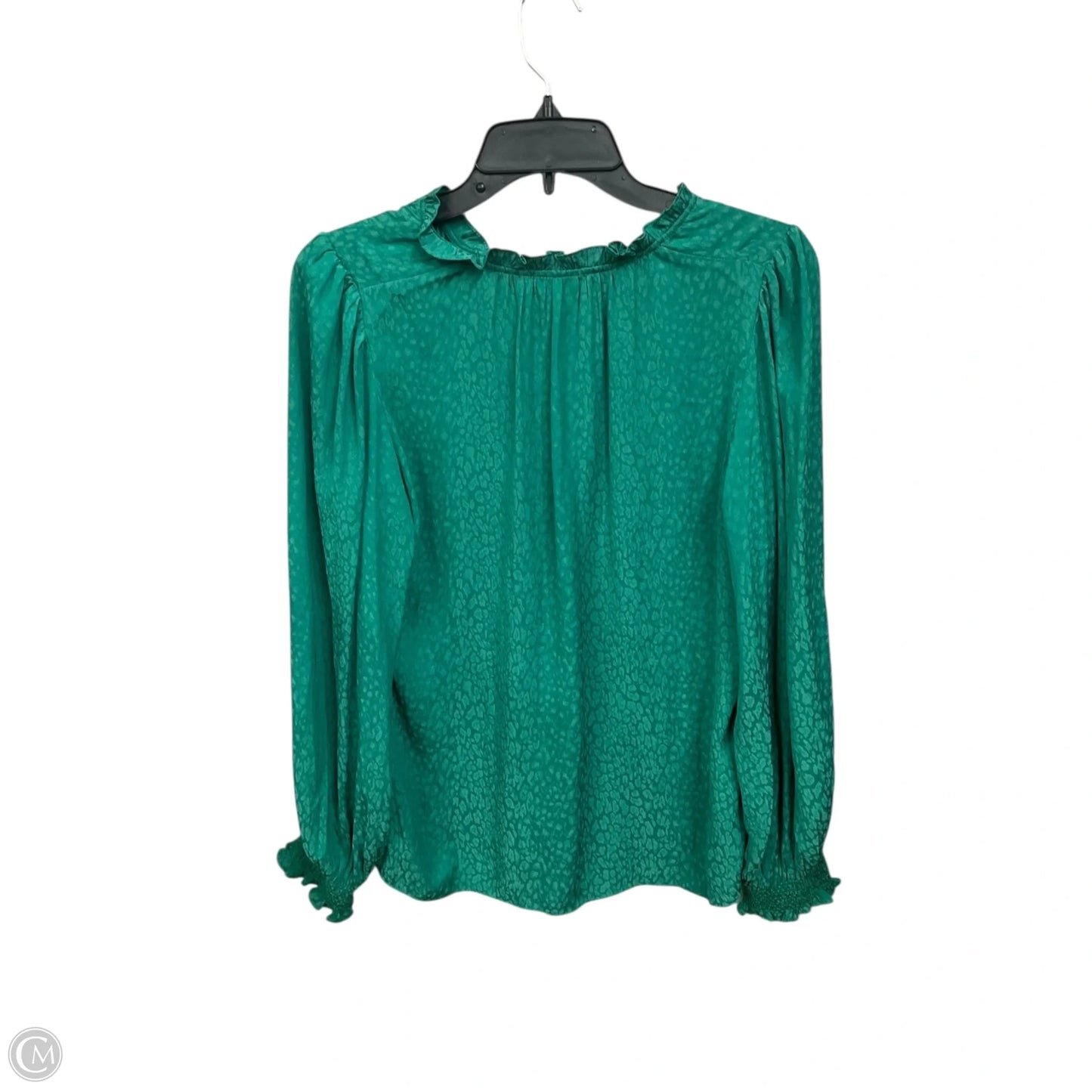 Blouse Long Sleeve By Current Air In Green, Size: Xs