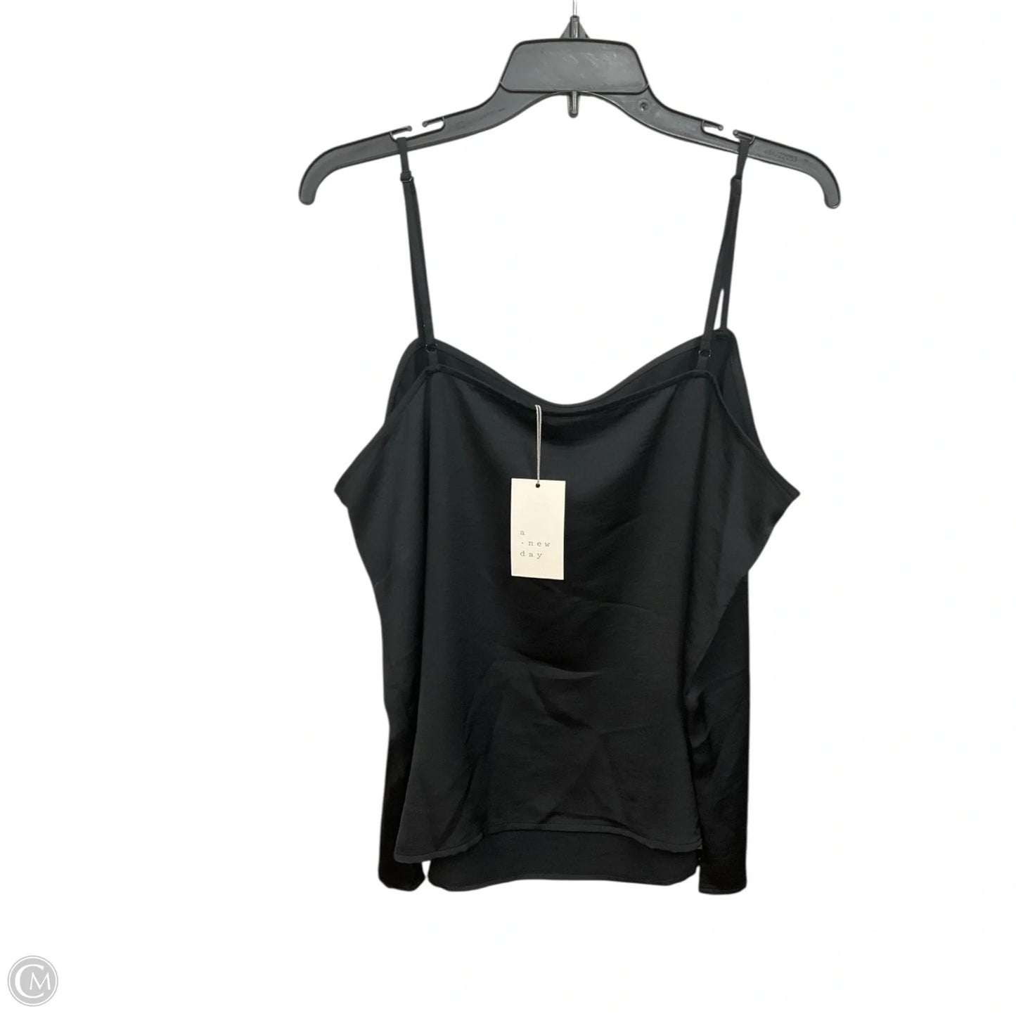 Blouse Sleeveless By A New Day In Black, Size: Xxl
