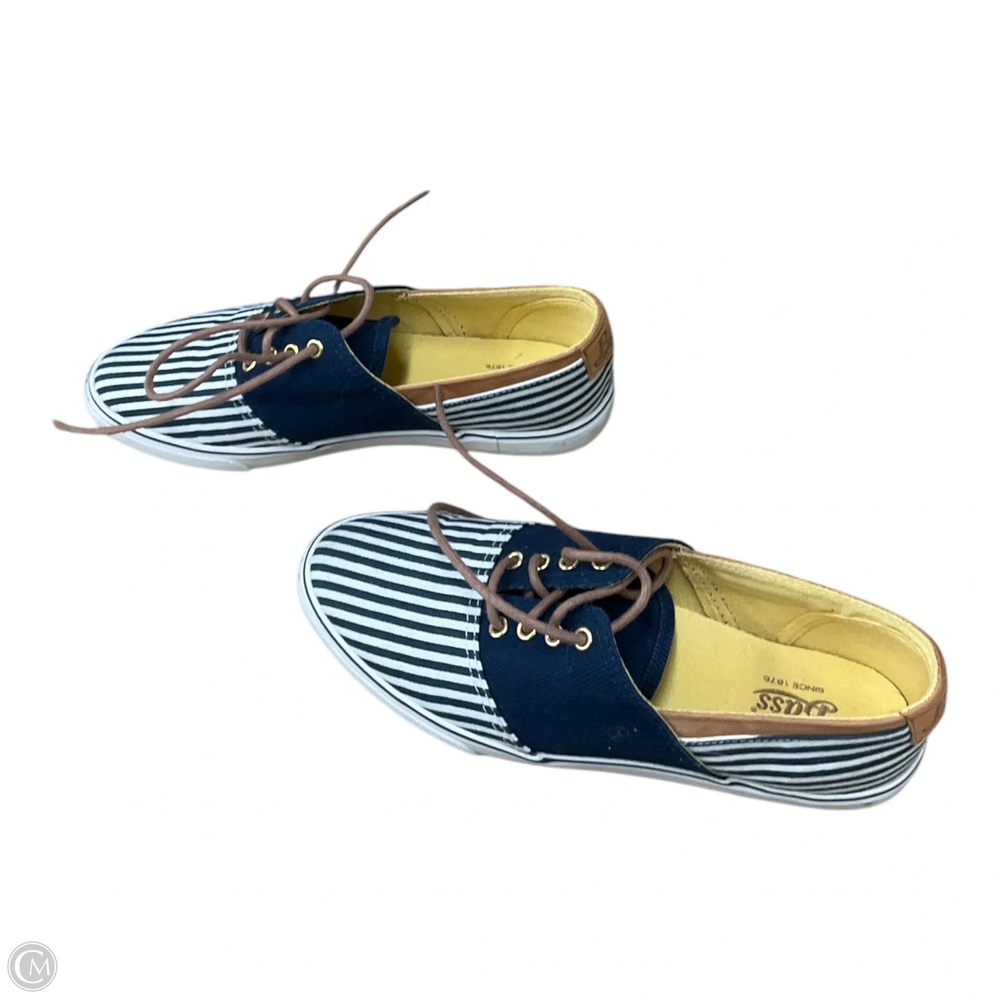 Shoes Sneakers By Bass In Striped Pattern, Size: 5.5