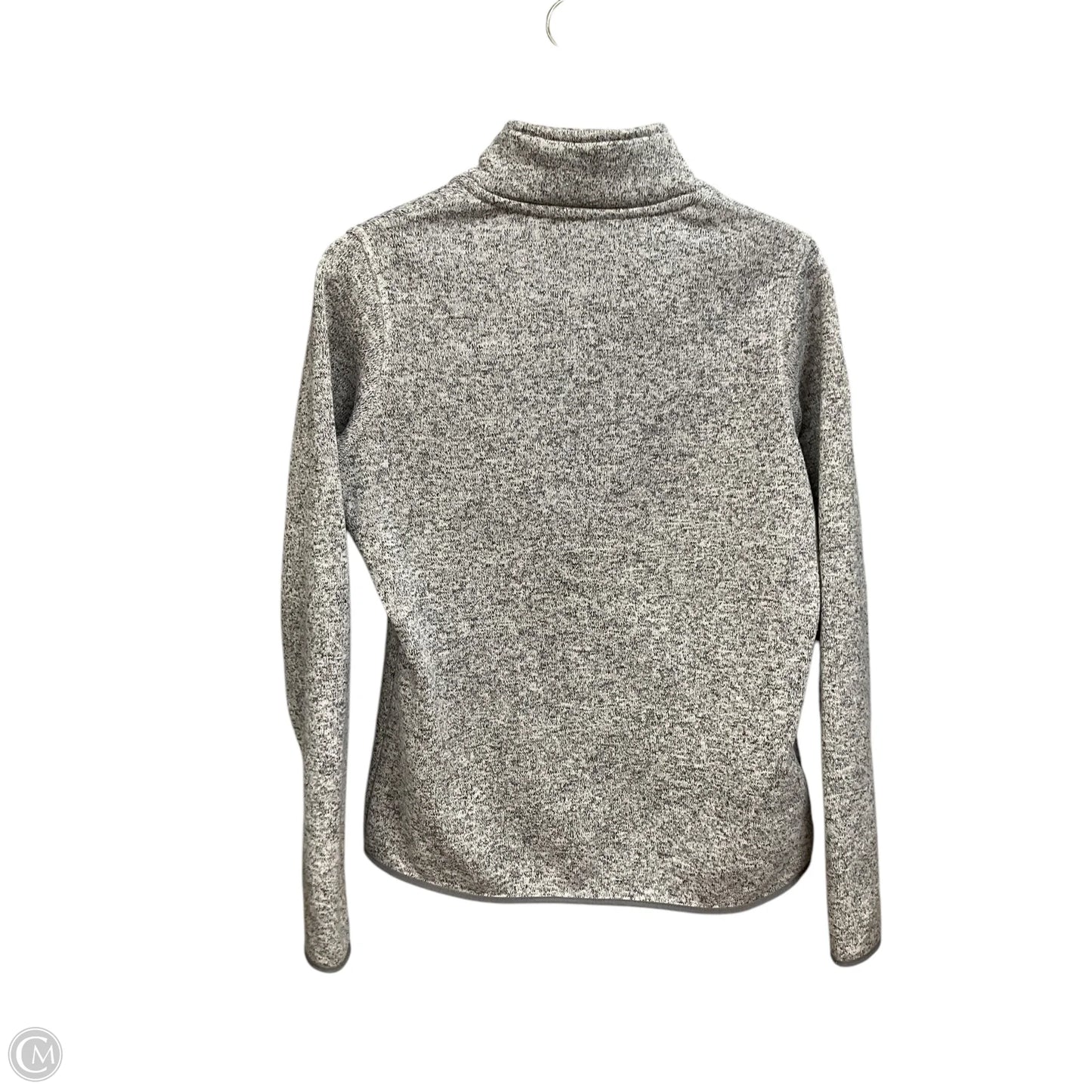 Athletic Jacket By Eddie Bauer In Grey, Size: L