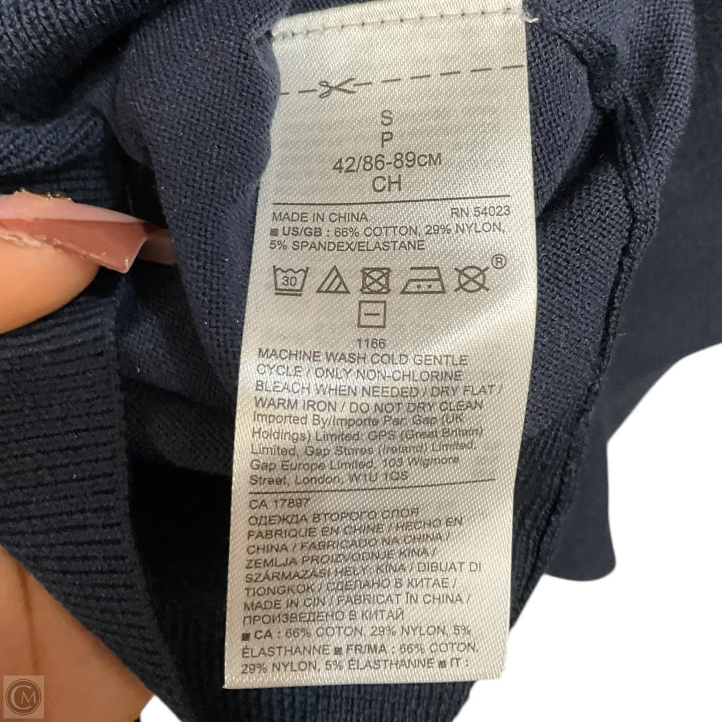 Cardigan By Banana Republic In Blue, Size: S