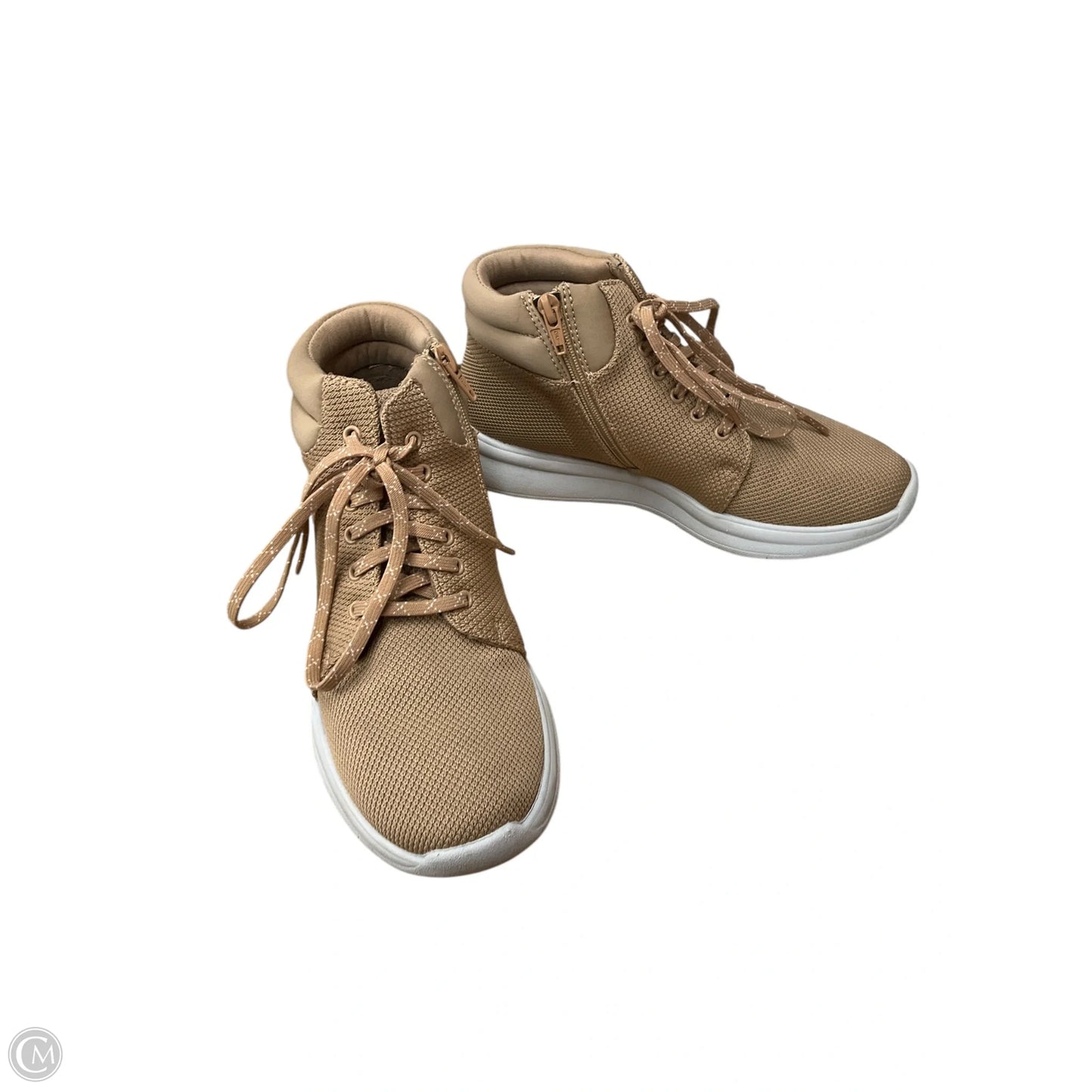 Shoes Sneakers By Clarks In Tan, Size: 6