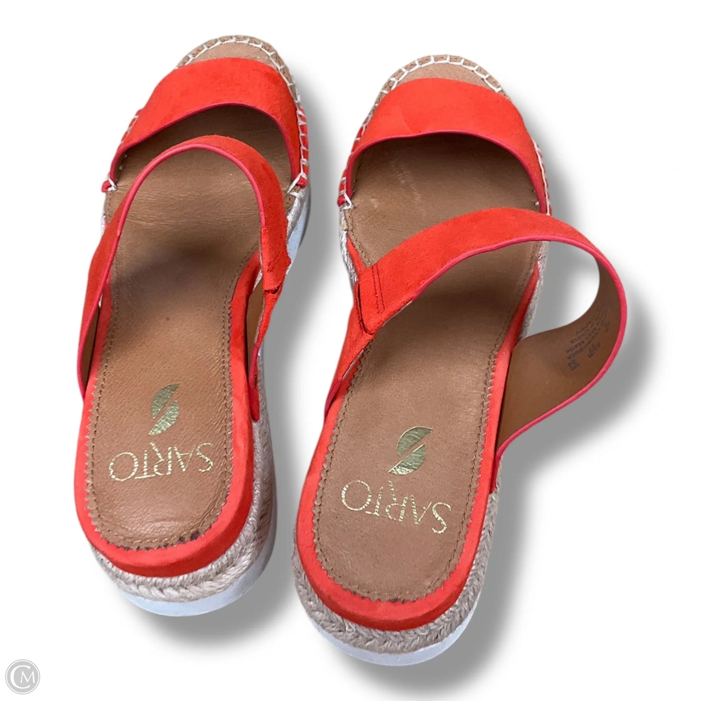 Sandals Flats By Clothes Mentor In Multi-colored, Size: 7