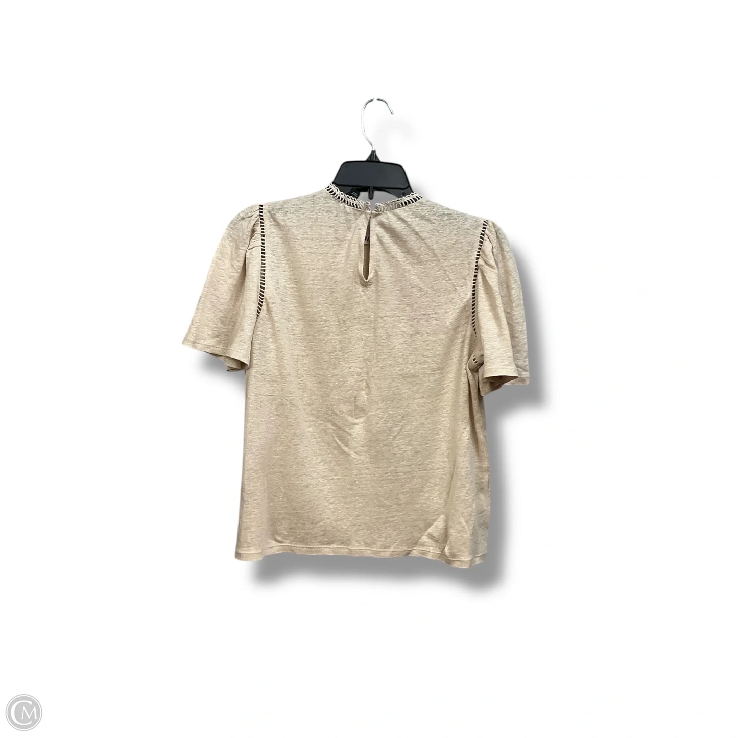 Top Short Sleeve Basic By Ann Taylor In Brown, Size: Xs