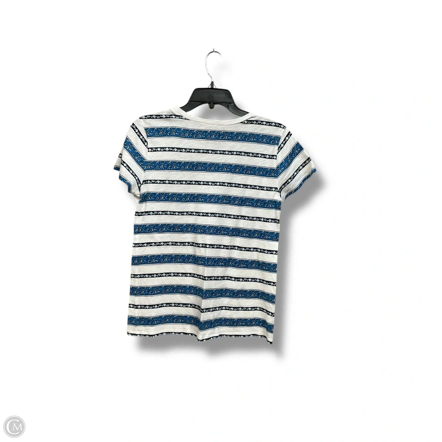 Top Short Sleeve By Loft In Multi-colored, Size: Xs