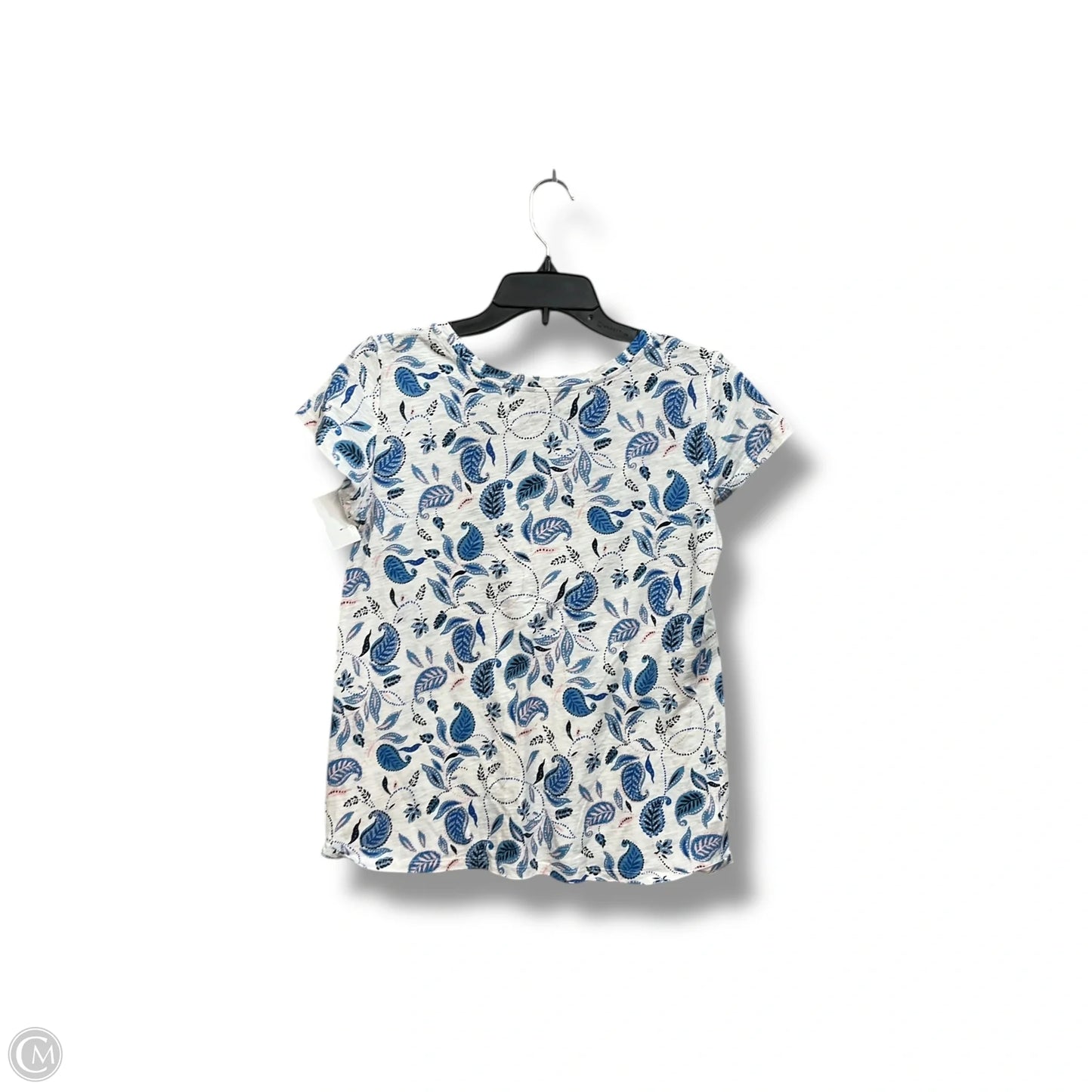 Top Short Sleeve By Loft In Multi-colored, Size: Xs