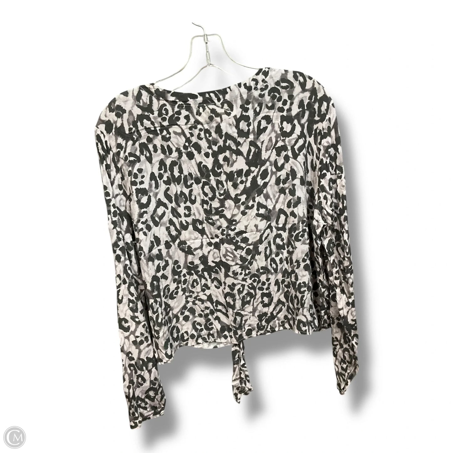 Top Long Sleeve By Cloth & Stone In Animal Print, Size: M