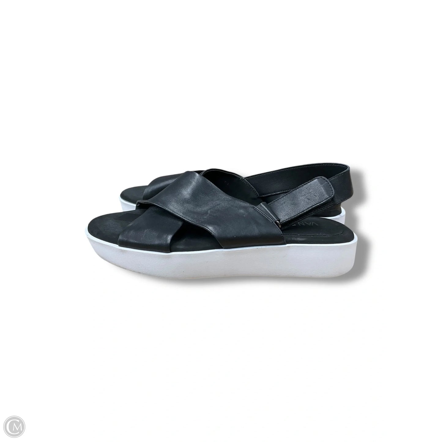 Sandals Flats By Vaneli In Black, Size: 9