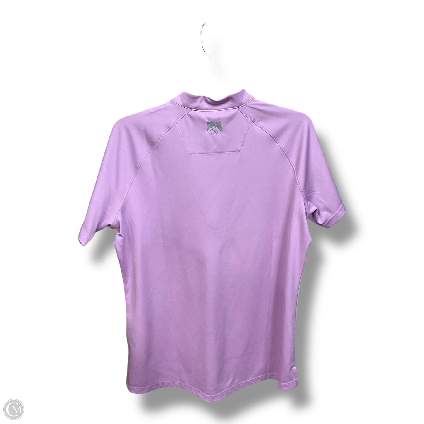 Top Short Sleeve Basic By Clothes Mentor In Purple, Size: L