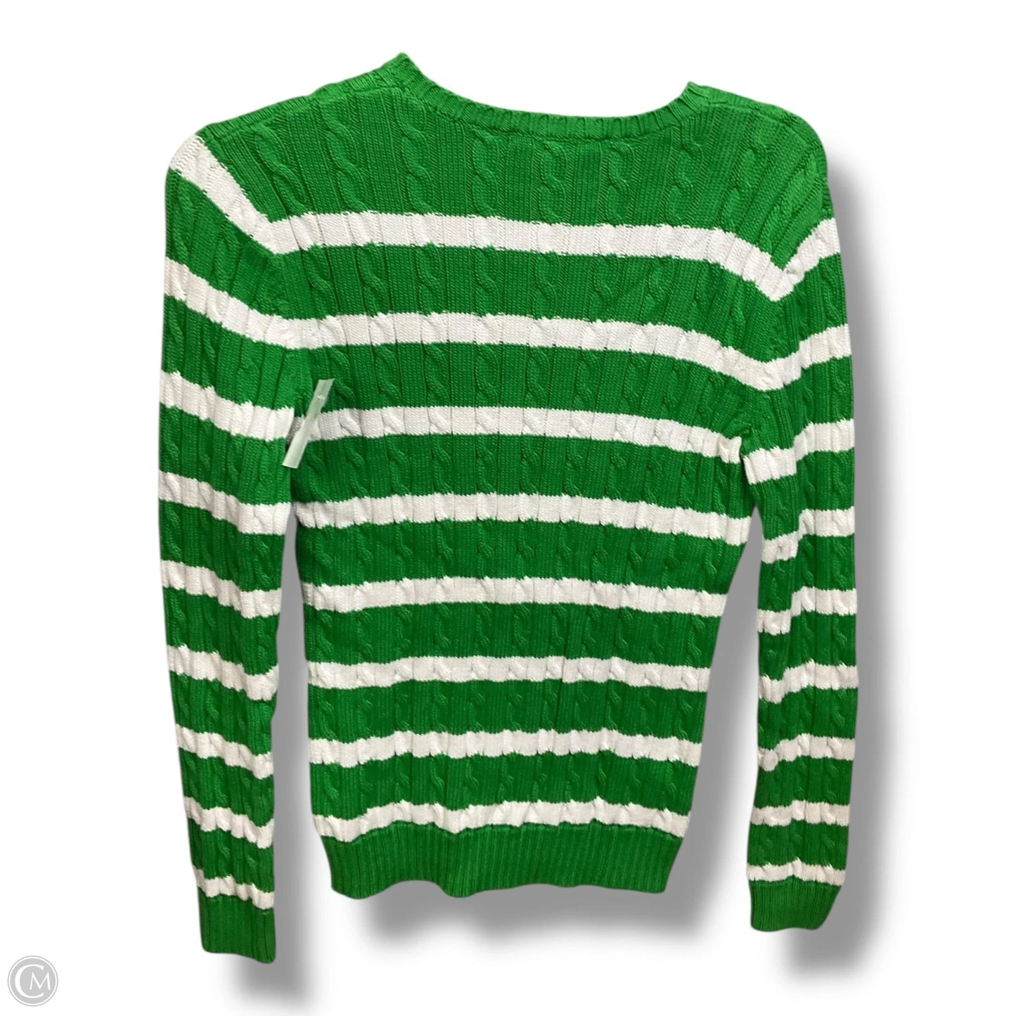 Sweater By Lauren By Ralph Lauren In Green, Size: Xs