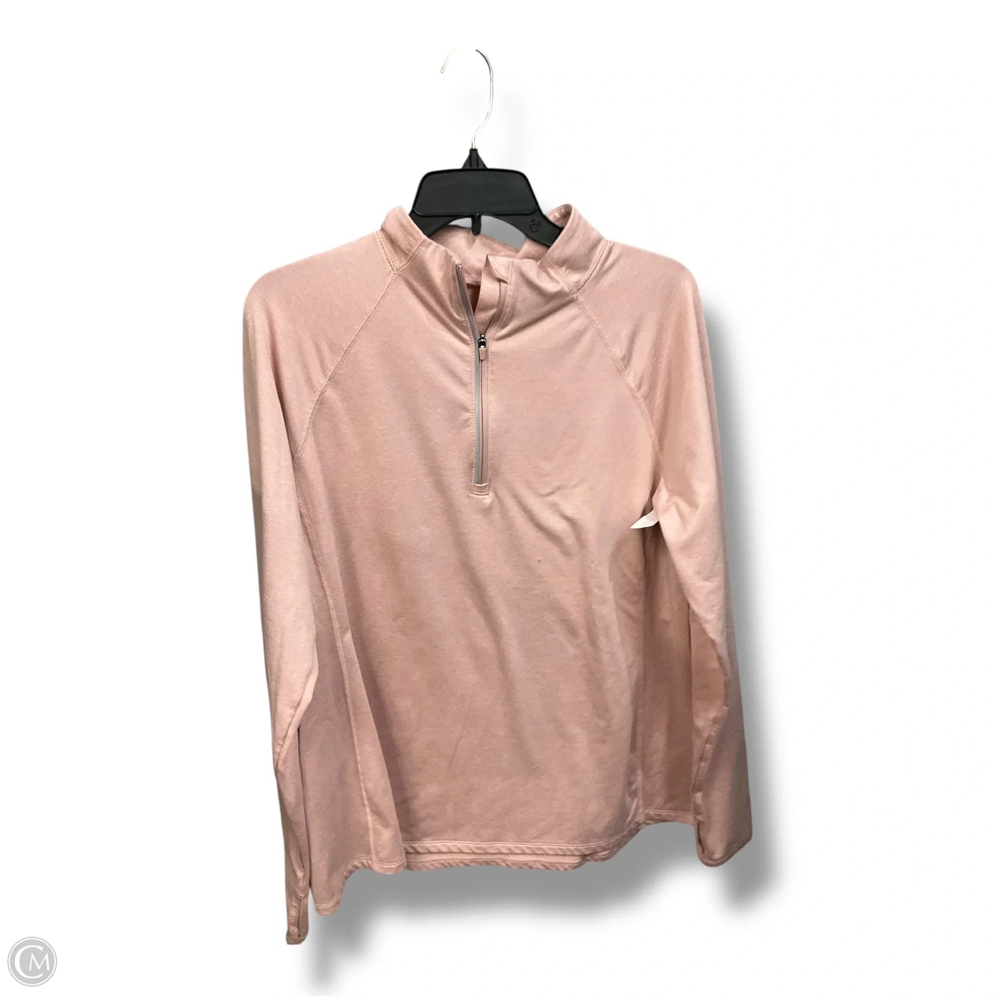 Athletic Top Long Sleeve Collar By Old Navy In Pink, Size: Xl