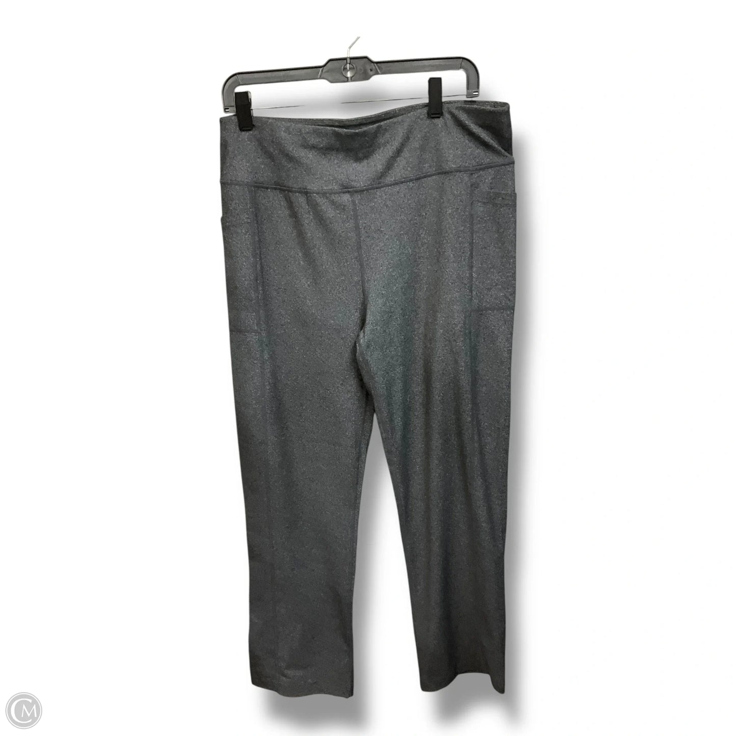 Athletic Leggings By Skechers In Grey, Size: Xl