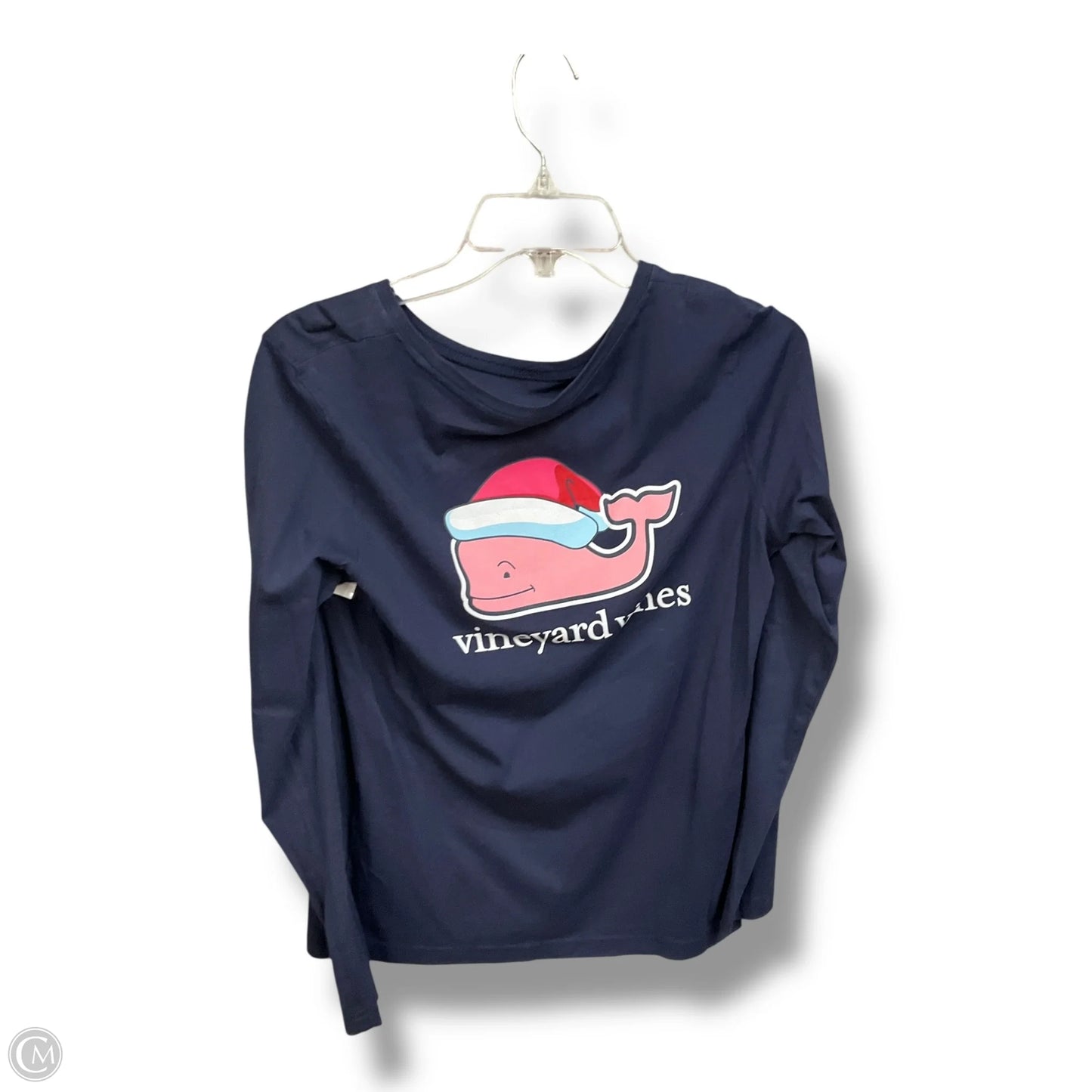 Top Long Sleeve Basic By Vineyard Vines In Blue, Size: Xs