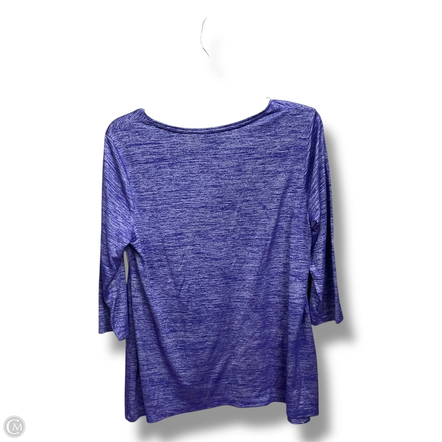 Top 3/4 Sleeve By Chicos In Purple, Size: M