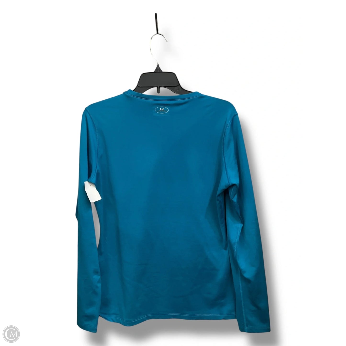 Athletic Top Long Sleeve Crewneck By Under Armour In Blue, Size: Xl