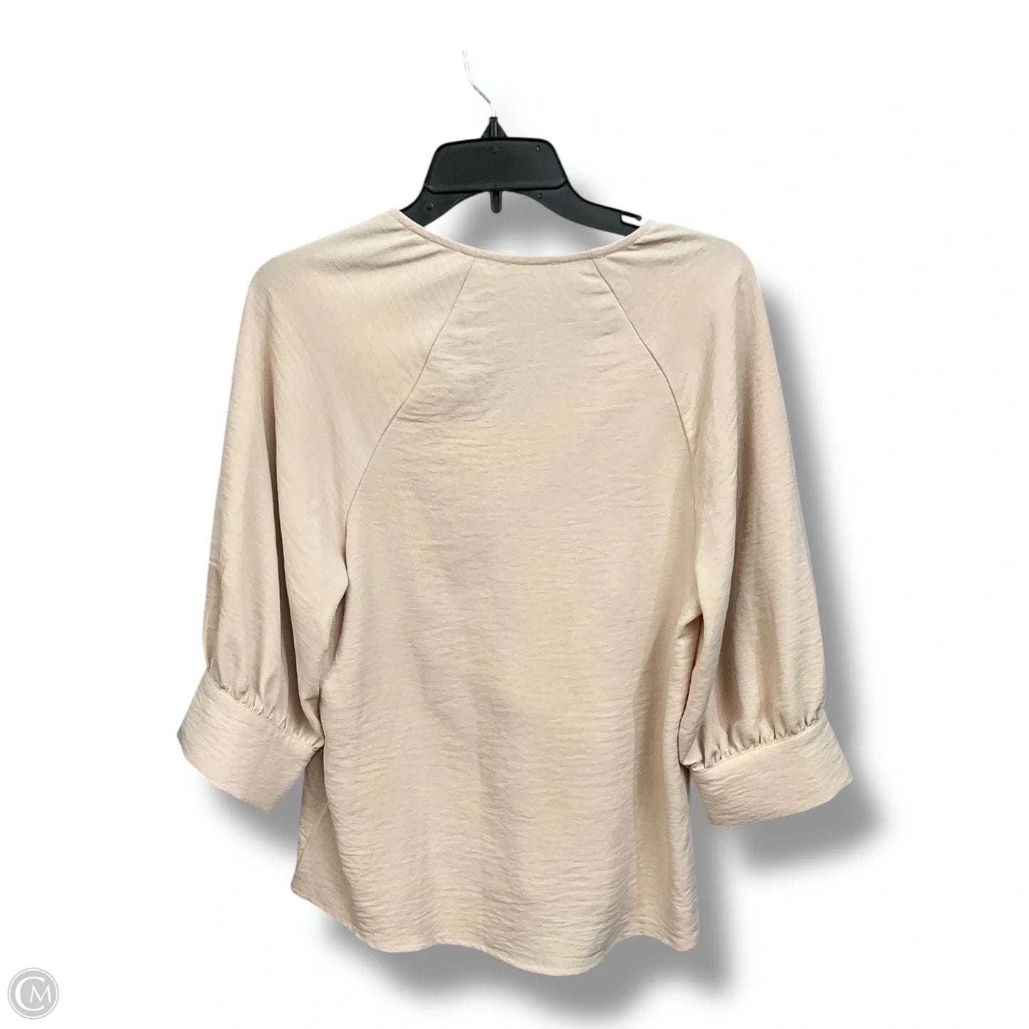 Blouse Short Sleeve By Jodifl In Cream, Size: S