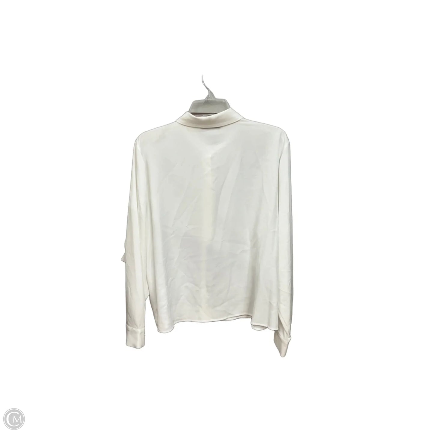 Blouse Designer By Karl Lagerfeld In White, Size: 0x