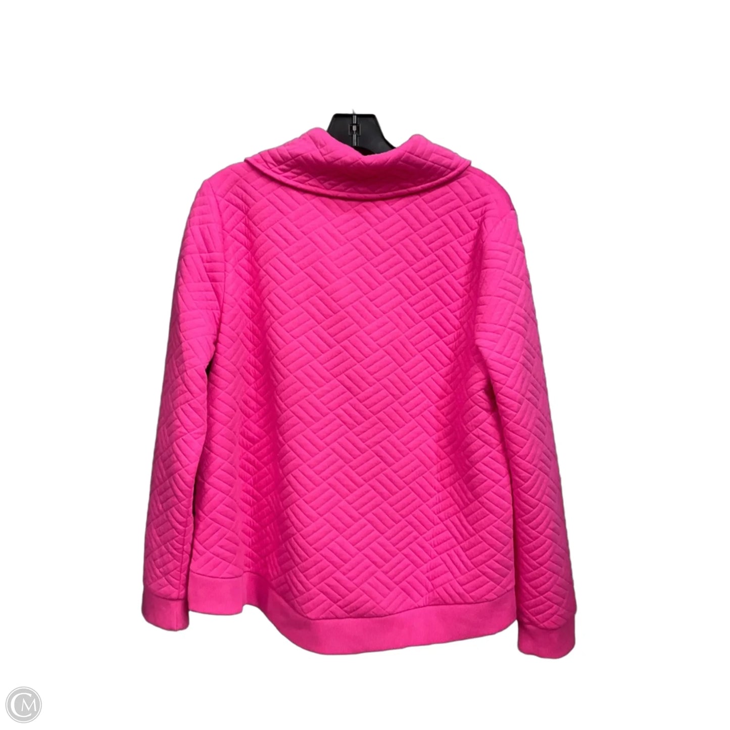 Sweatshirt Collar By Talbots In Pink, Size: M