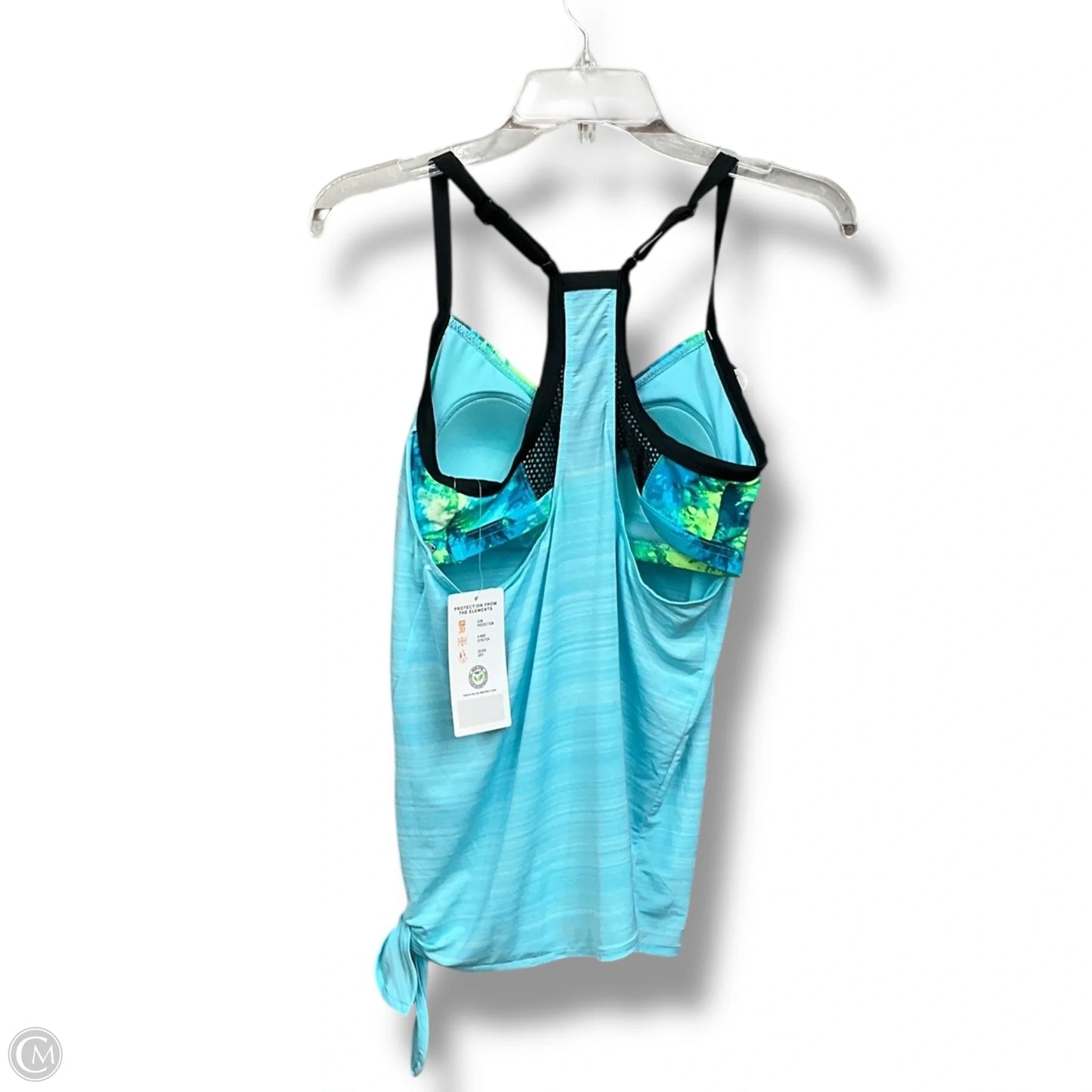 Swimsuit Top By Zero Xposure In Blue, Size: Xs