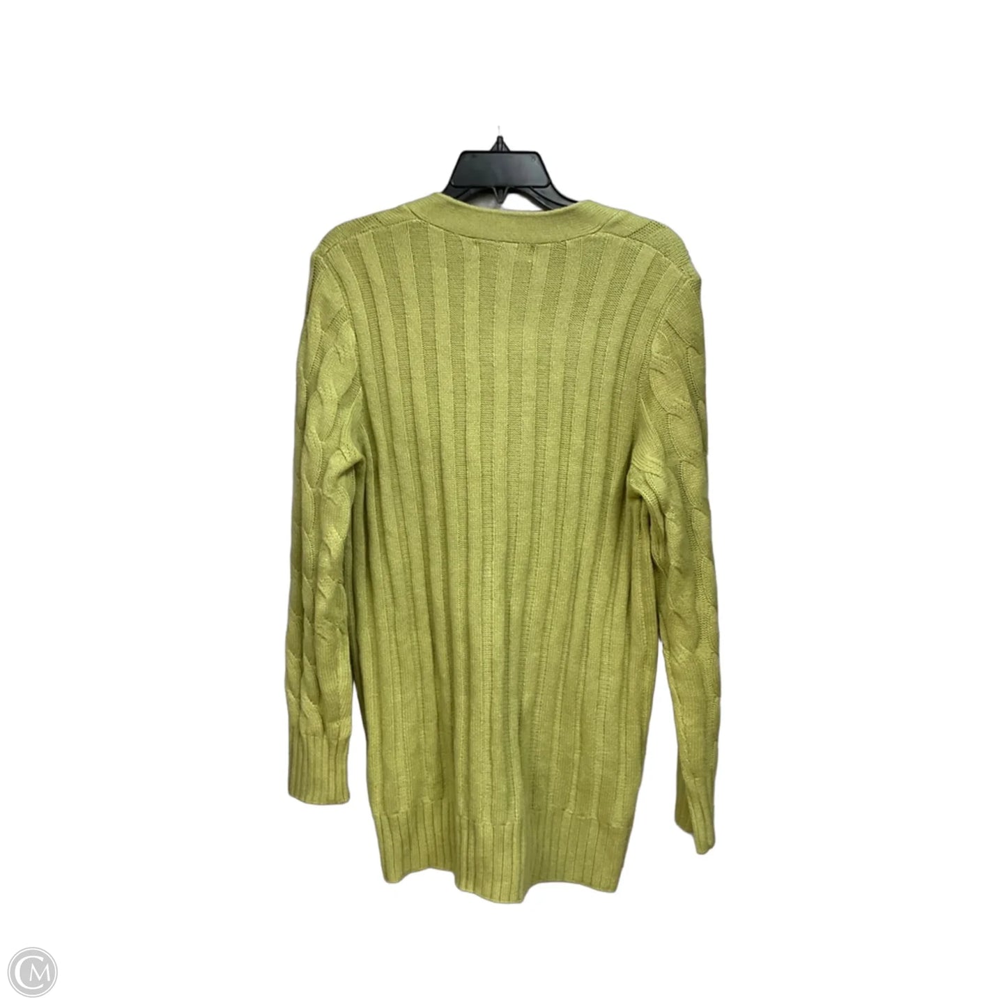 Cardigan By Clothes Mentor In Green, Size: L
