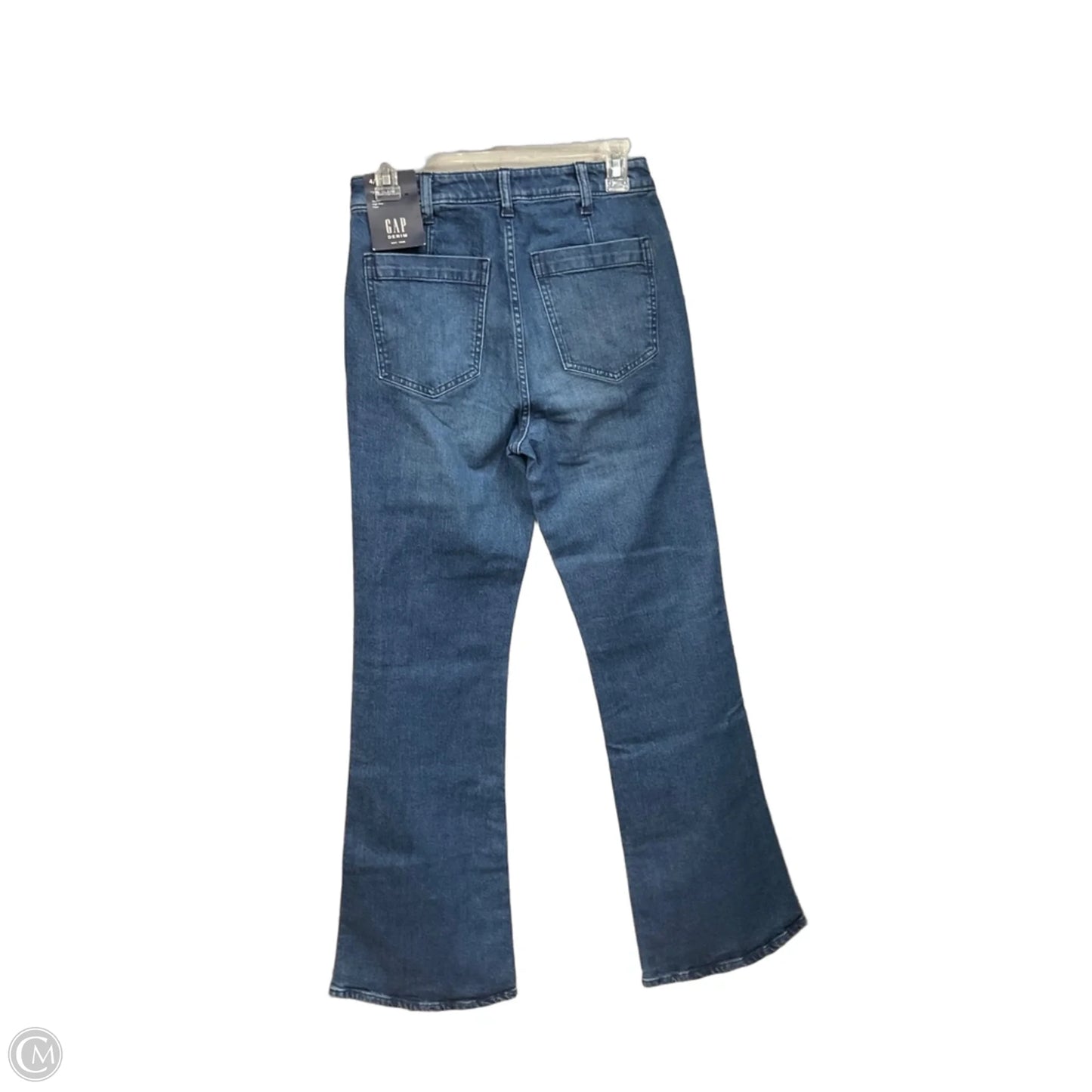 Jeans Flared By Gap In Blue Denim, Size: 4