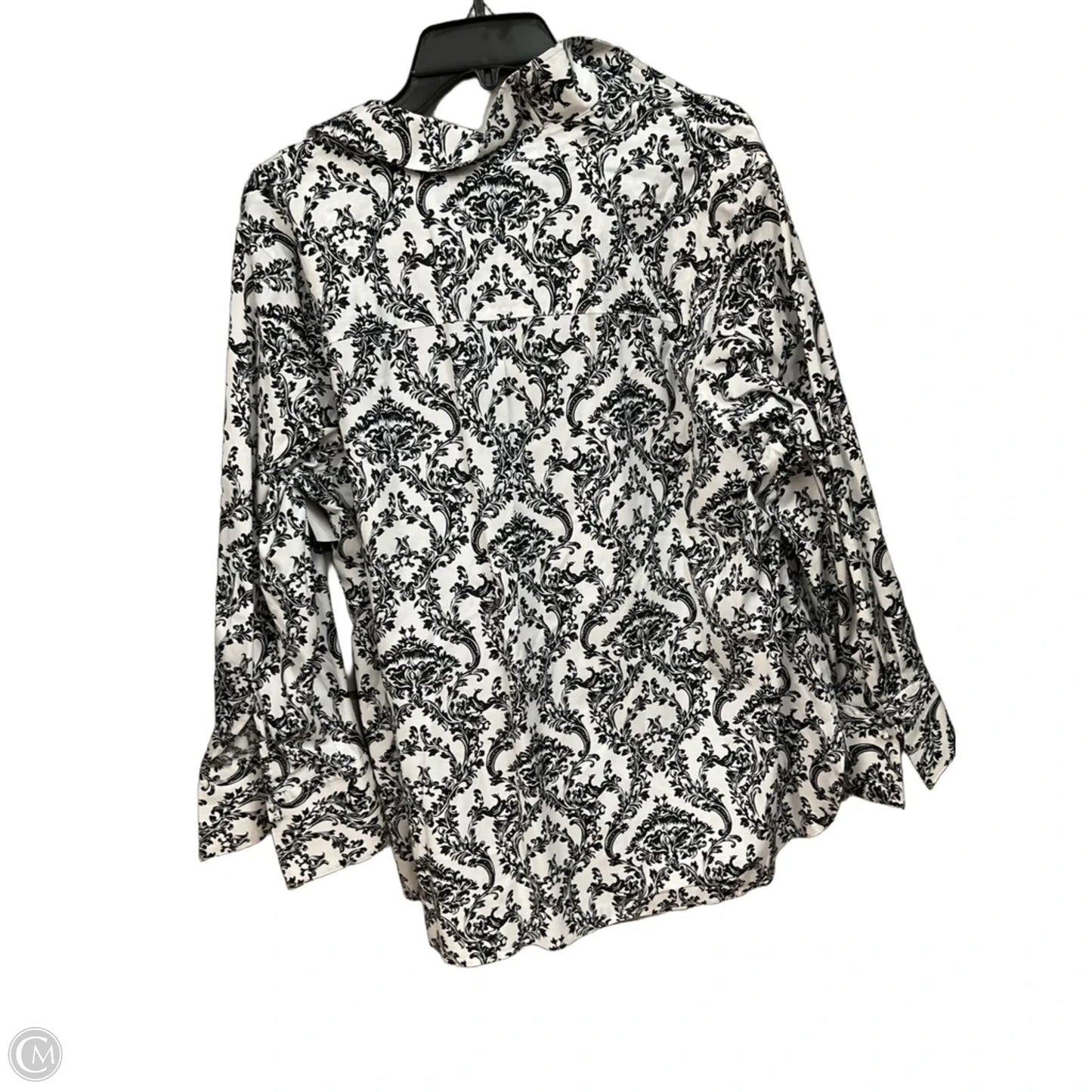 Top Long Sleeve By Talbots In Floral Print, Size: 2x