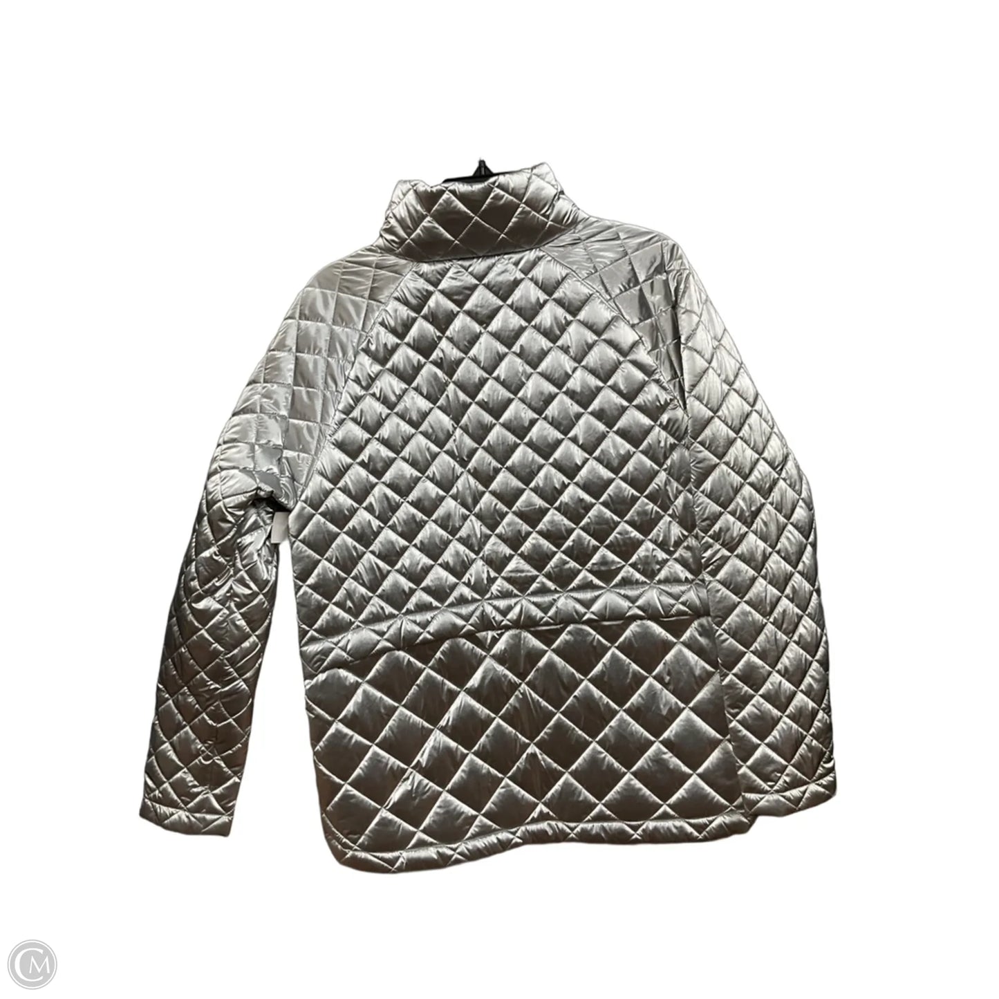 Jacket Puffer & Quilted By Athleta In Silver, Size: S