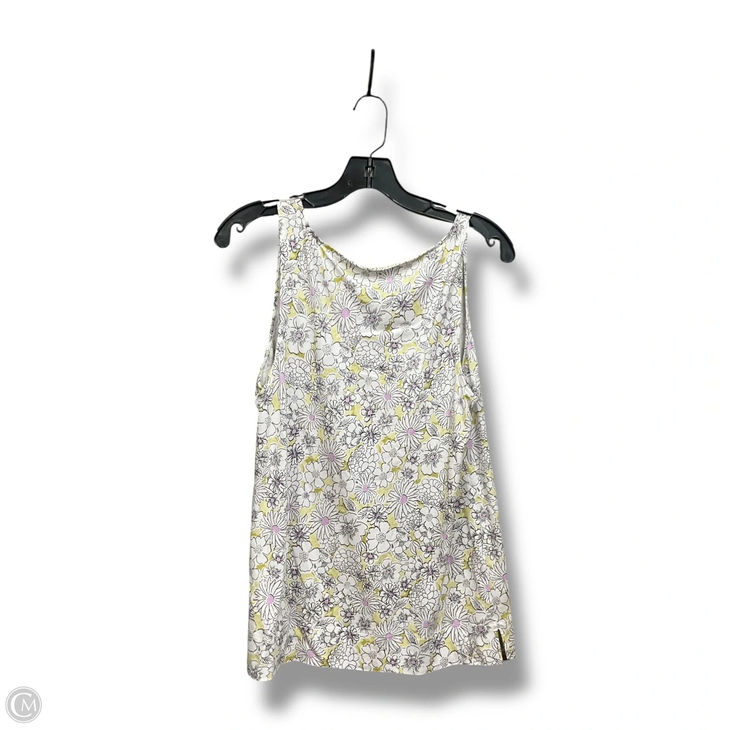 Top Short Sleeve Basic By Talbots In Tan, Size: L