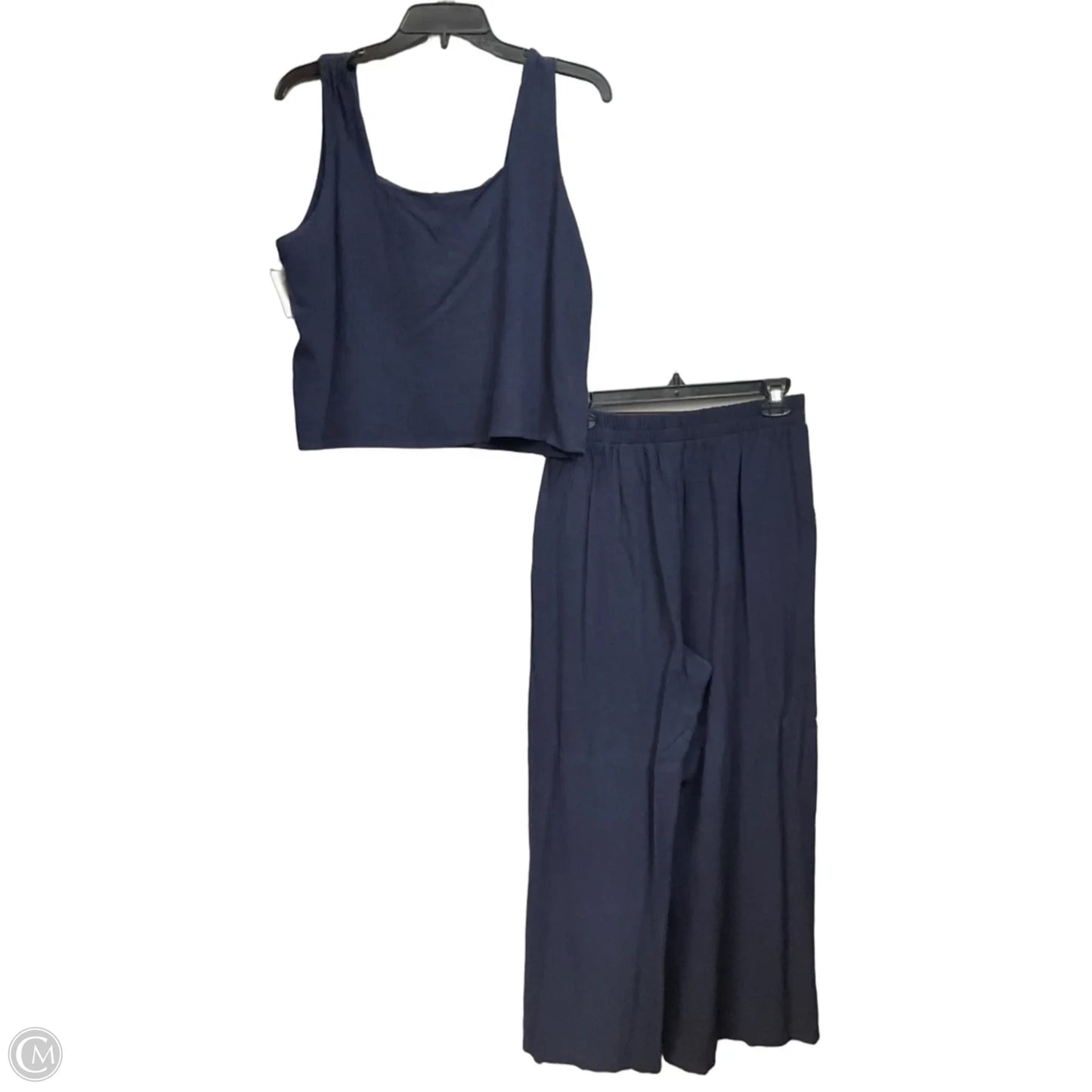 Pants Set 2pc By Anrabess In Blue, Size: M