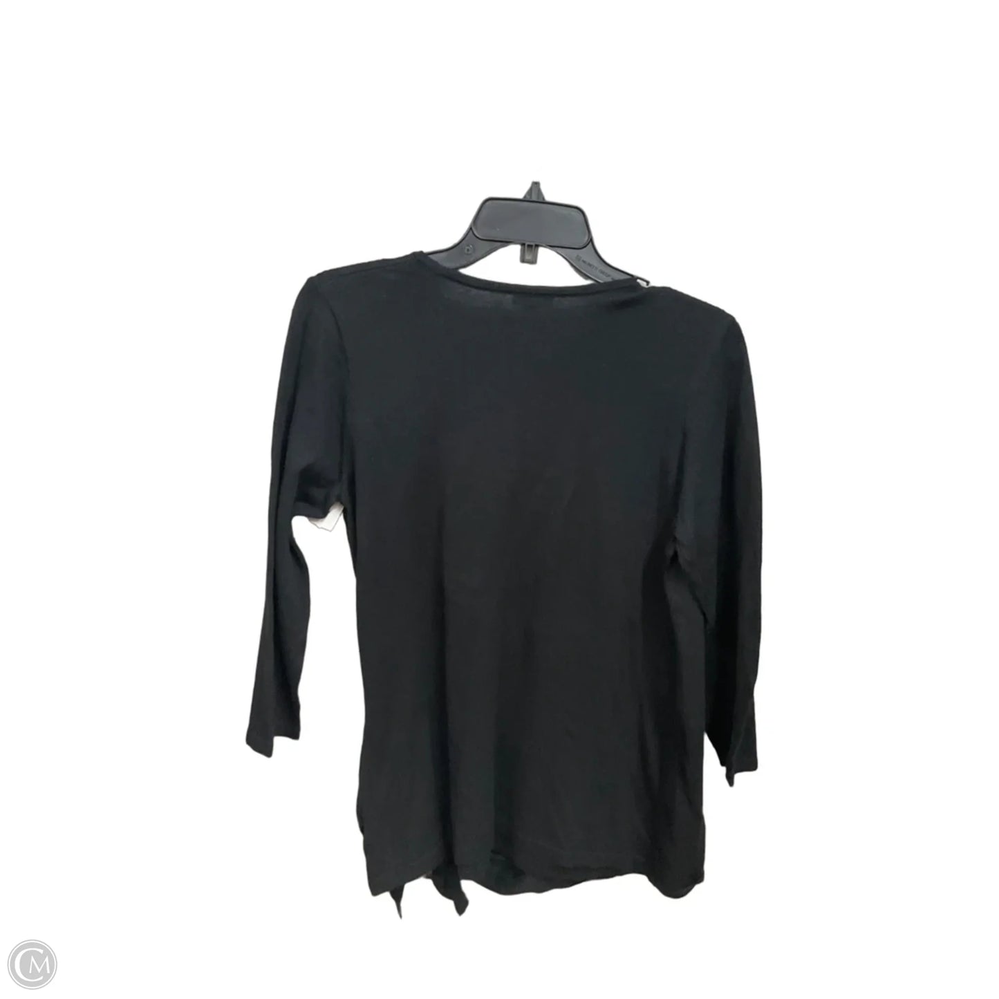 Top Long Sleeve By J. Jill In Black, Size: S