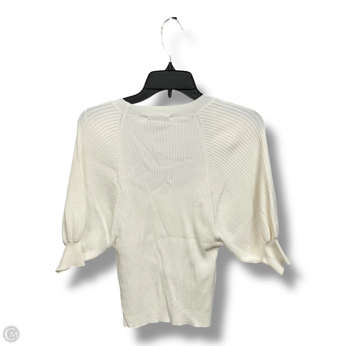 Top Short Sleeve By Paige In White, Size: M