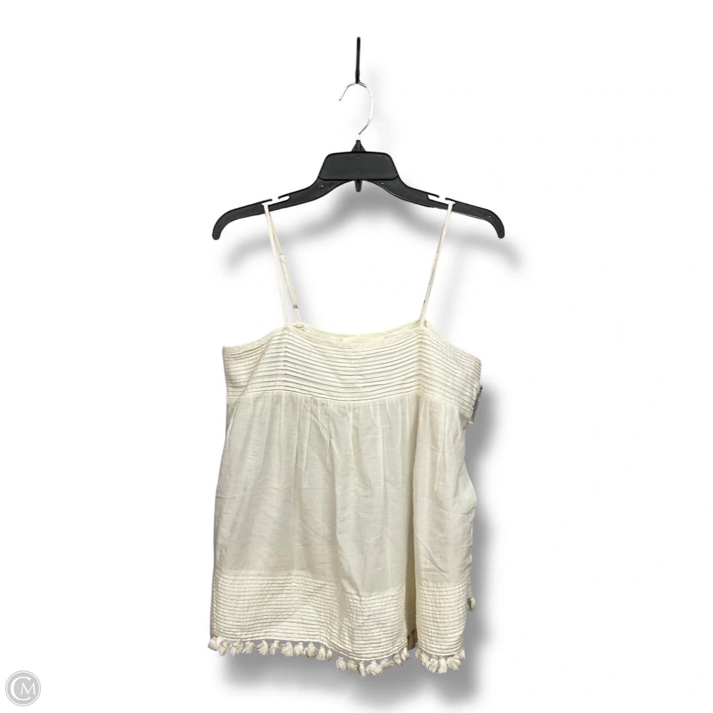Top Sleeveless By The Great. In Cream, Size: M